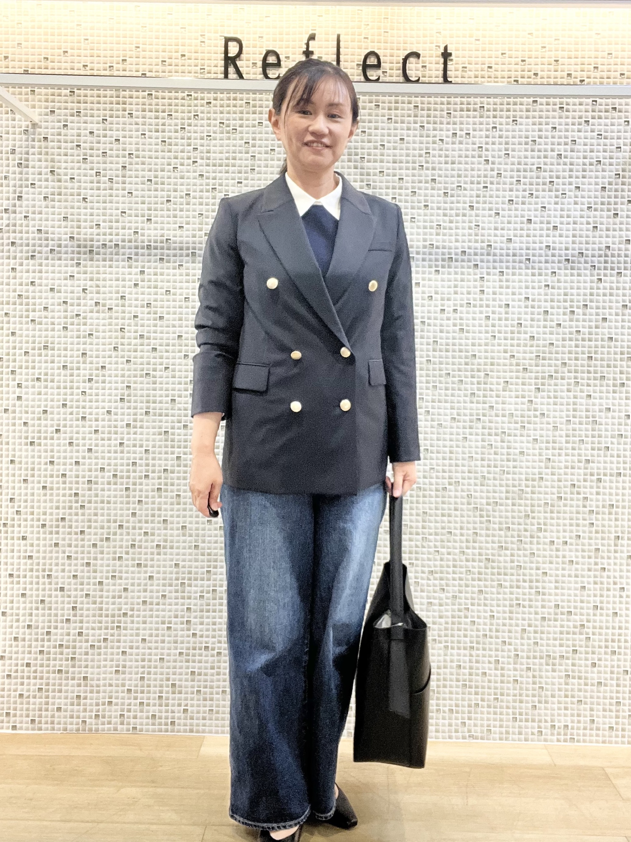 KAOさんの「Reflect｜【羽織◎】オフボディシルエットシャツ」を使ったコーディネート