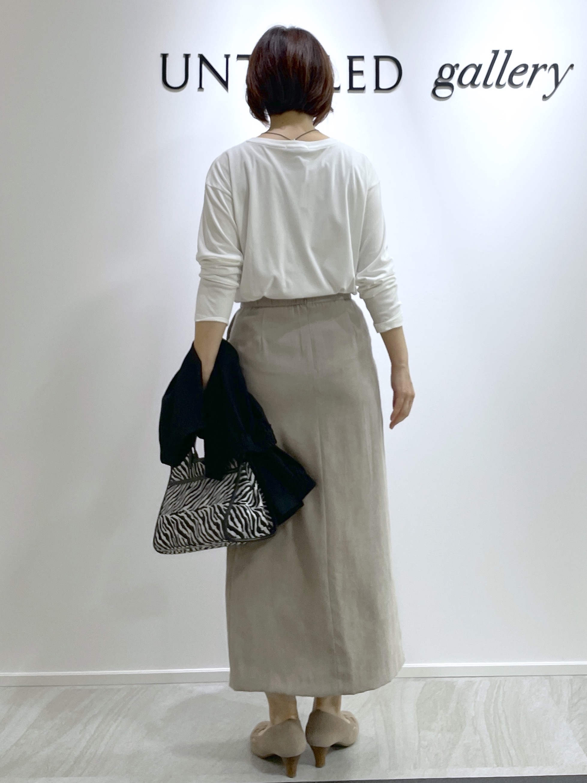 hanaさんの「UNTITLED｜【セットアップ可/秋羽織り】メランジツイルシャツ」を使ったコーディネート