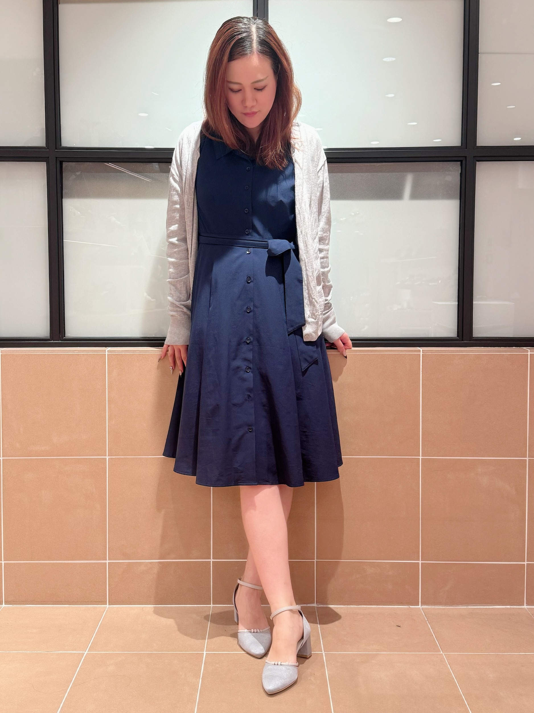 すみれさんの「ESPERANZA｜ジュエルセパレートパンプス」を使ったコーディネート