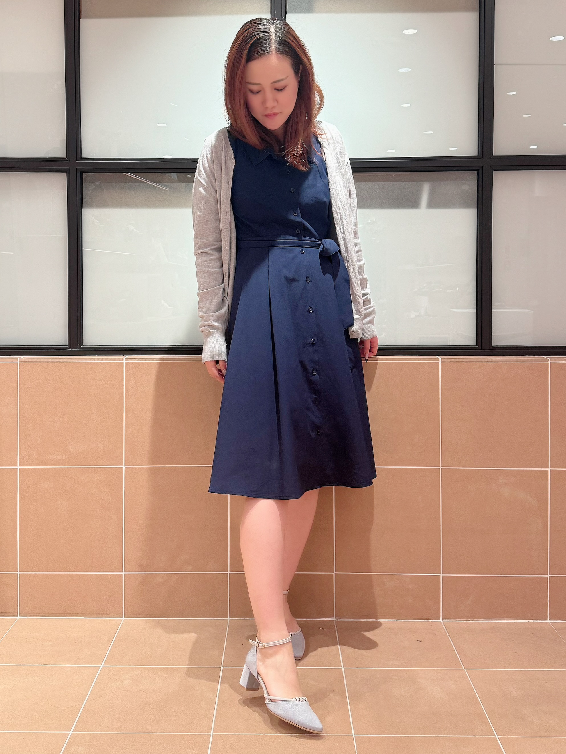 すみれさんの「ESPERANZA｜ジュエルセパレートパンプス」を使ったコーディネート