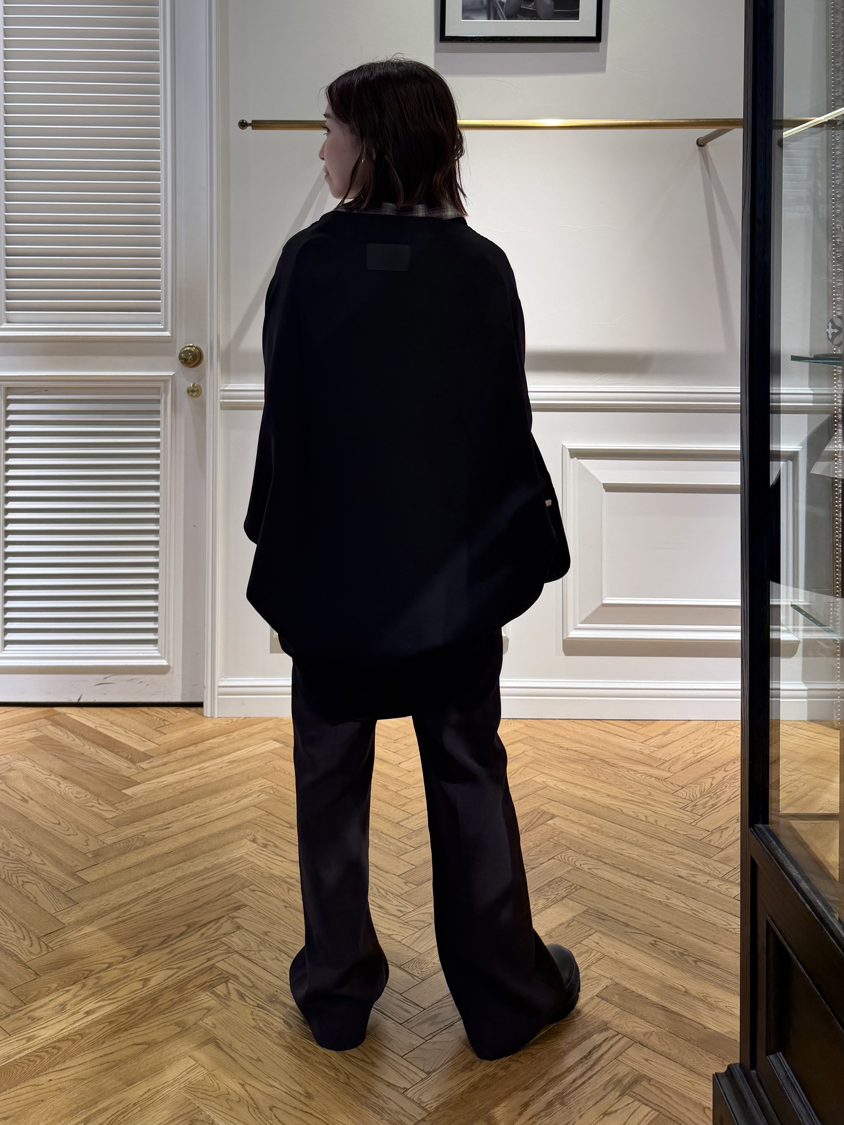 つじ まこさんの「DRESSTERIOR｜【ウォッシャブル】ビエラオンブレチェックシャツ」を使ったコーディネート