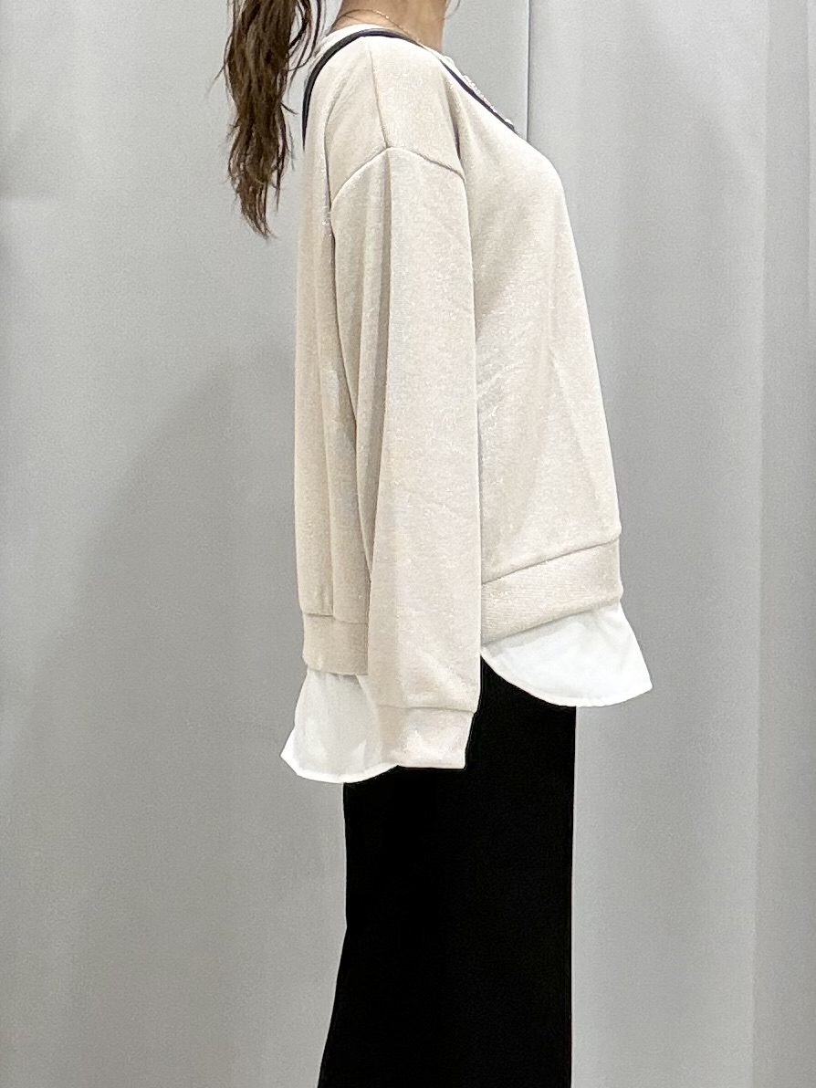 shioさんの「SHOO･LA･RUE｜【洗濯後しわになりにくい/S-LL】裾ドロストフリルブルゾン」を使ったコーディネート