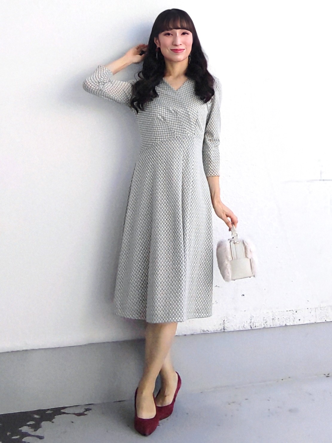 keinaさんの「SunaUna｜【手洗い可／日本製】カシュクールワンピース」を使ったコーディネート