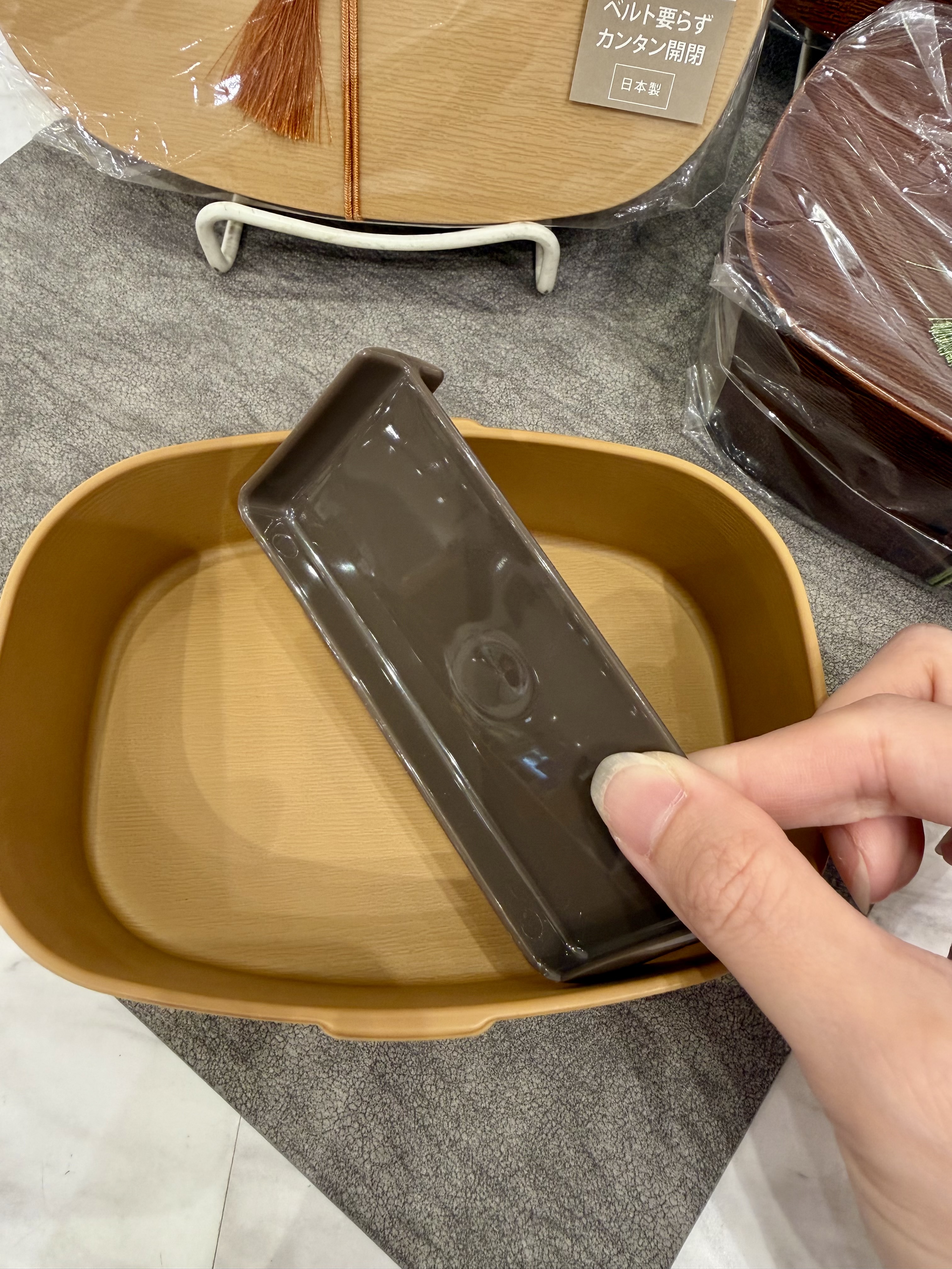 きのこさんの「212 KITCHEN STORE｜抗菌わっぱワンタッチ一段ランチボックス(仕切付) 白木」を使ったコーディネート