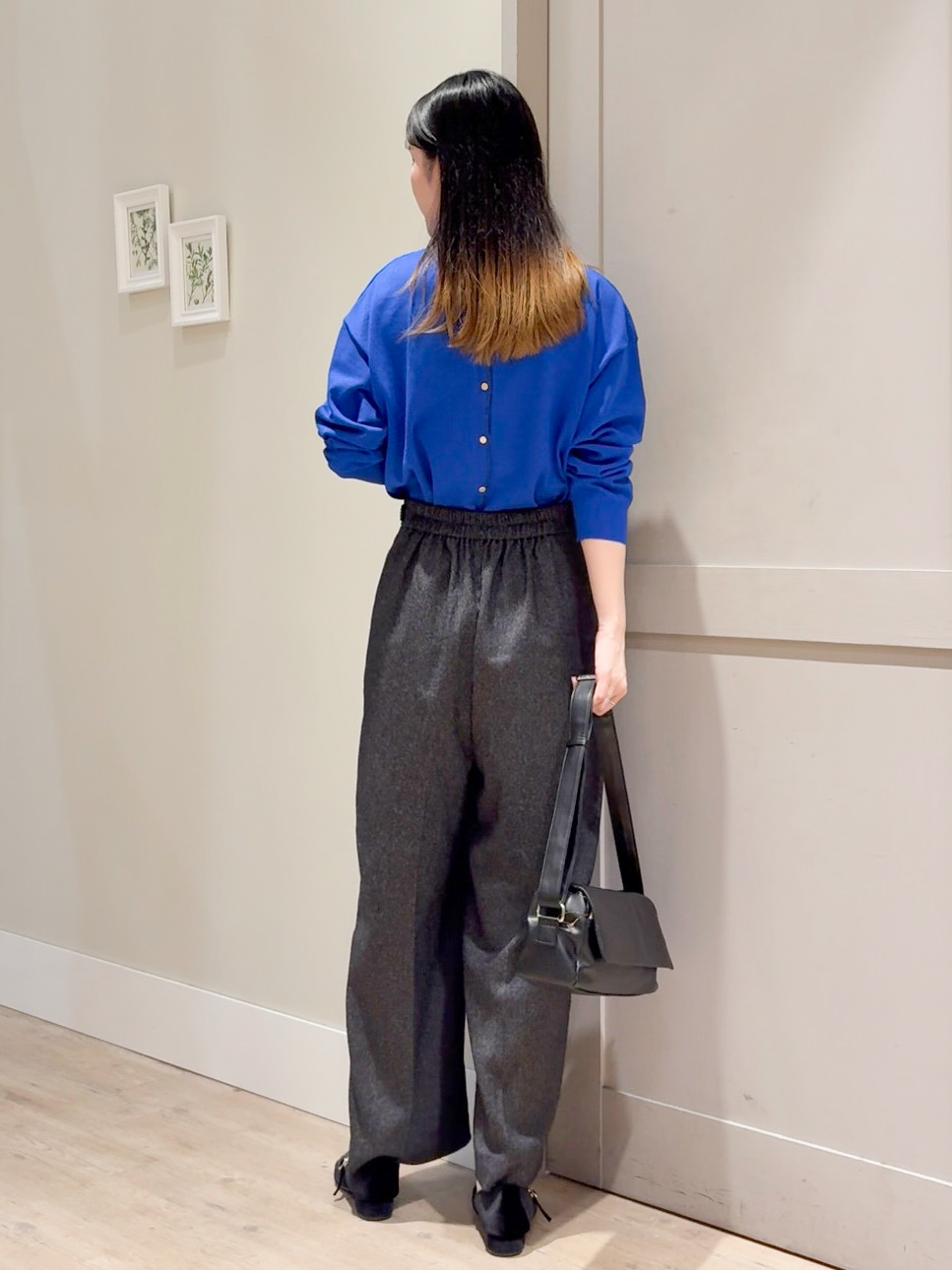 Mayuさんの「grove｜【前後2WAY】さりげなく、上品にきらめく ニットカーディガン」を使ったコーディネート