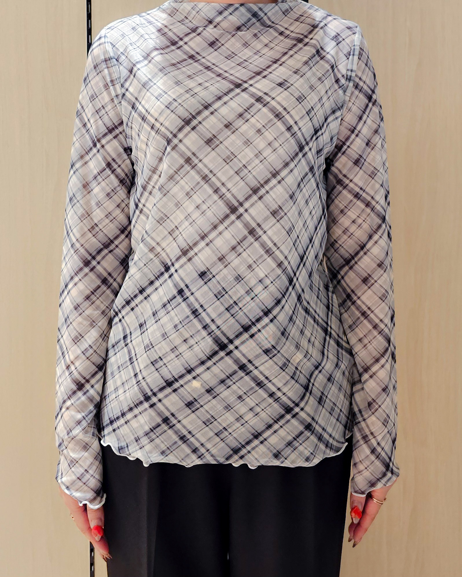 ゆゆさんの「SHOO･LA･RUE｜【S-LL/洗濯機可】着痩せシルエット シャーリングシャツカーディガン」を使ったコーディネート
