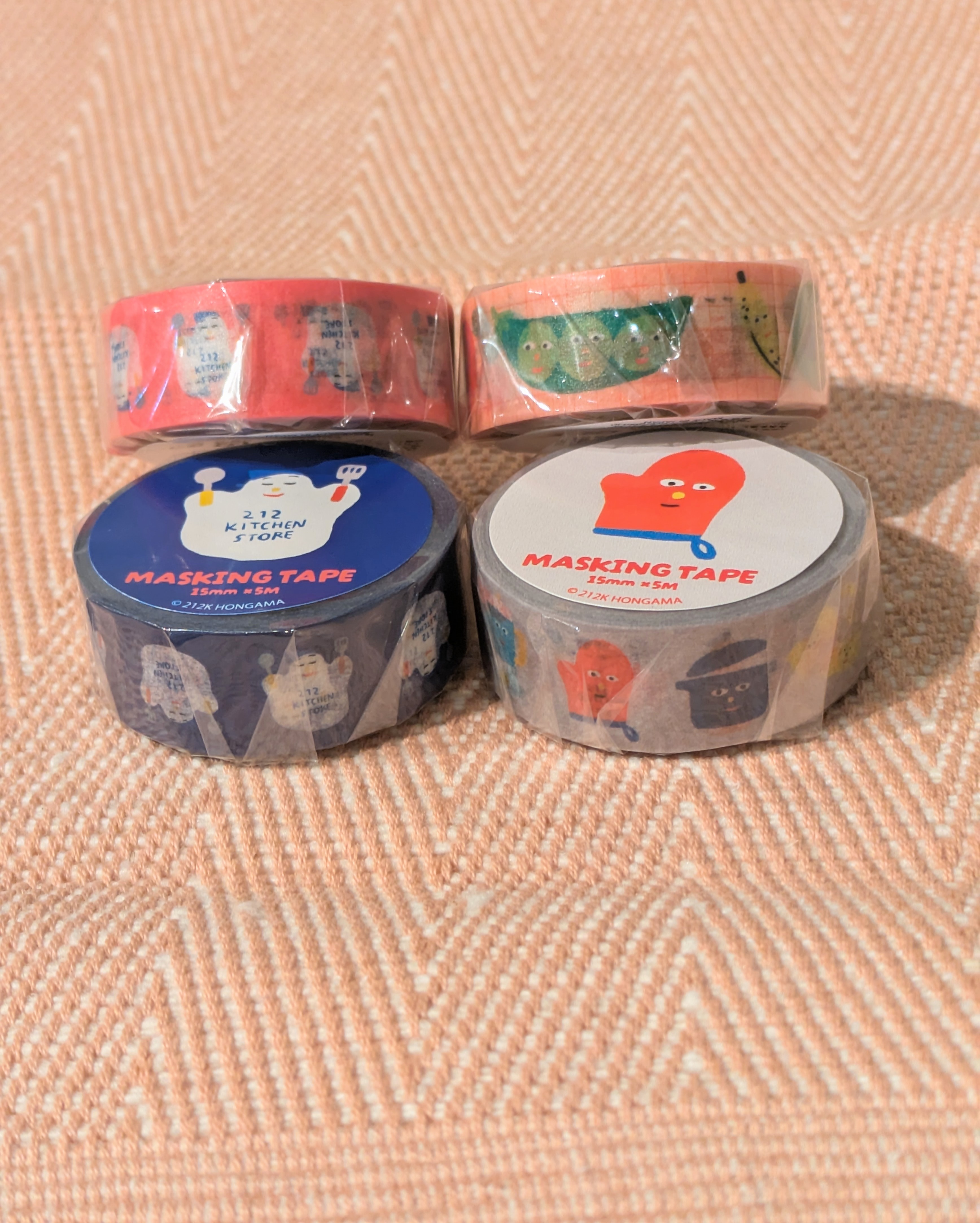 しましまさんの「212 KITCHEN STORE｜マスキングテープ NOMNOMNOM ＜HONGAMA ホンガマ＞」を使ったコーディネート