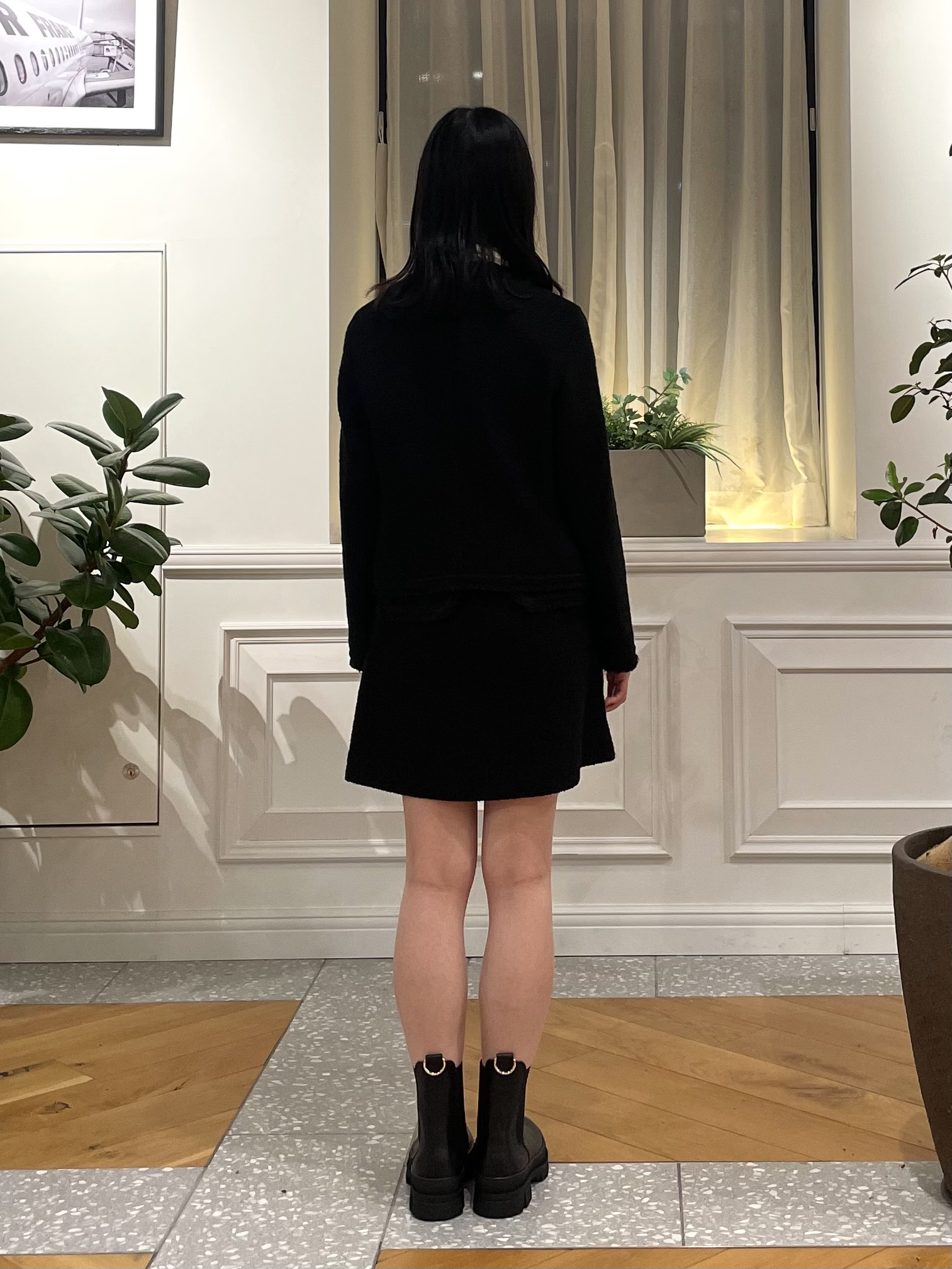 Lilyさんの「DRESSTERIOR｜【セットアップ可】イタリアンツイード ノーカラージャケット」を使ったコーディネート