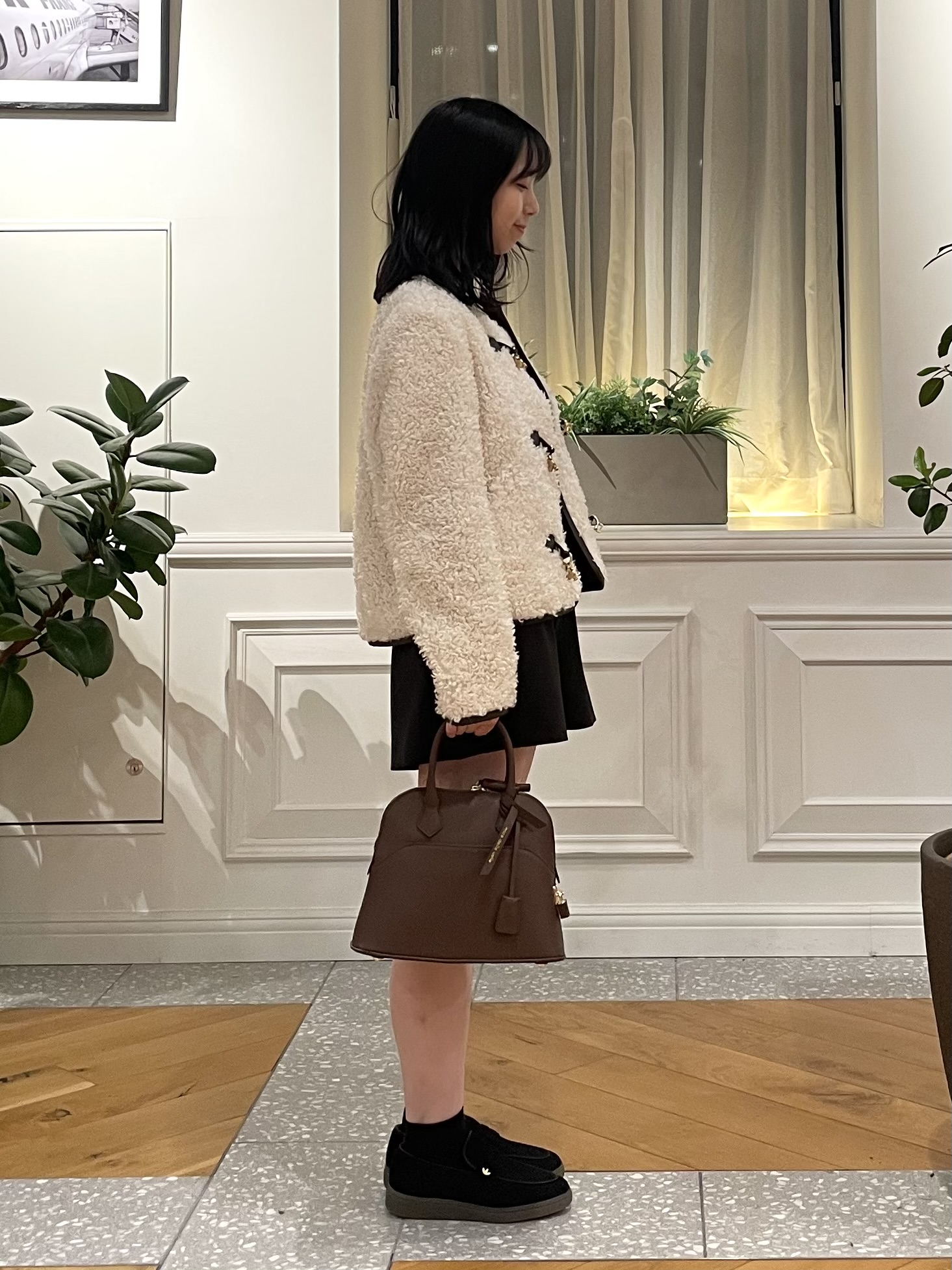 Lilyさんの「DRESSTERIOR｜【接触冷感】クールタッチ ハーフスリーブニット」を使ったコーディネート