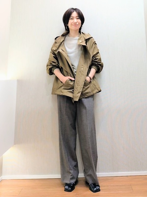 ミズタさんの「UNTITLED｜【撥水/秋羽織り】タフタマウンテンパーカー」を使ったコーディネート