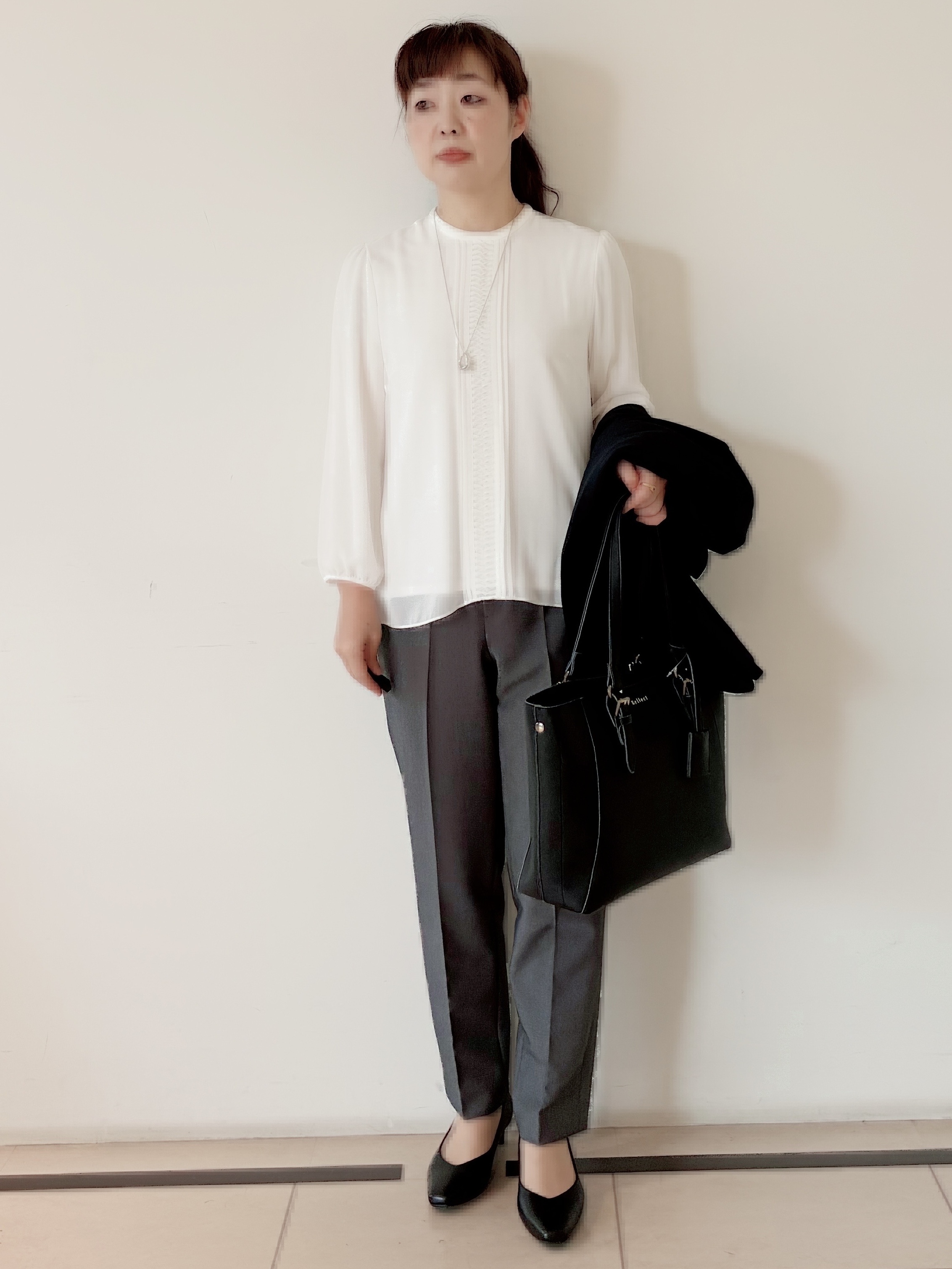 ひーさんの「Reflect｜【SS-4Lサイズ／UVカット／接触冷感】匠ジャケット／ロングテーラード」を使ったコーディネート