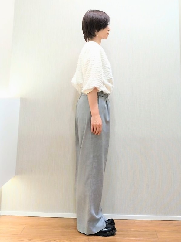 ミズタさんの「UNTITLED｜【秋映え/体型カバー】フェザージャガードプルオーバー」を使ったコーディネート
