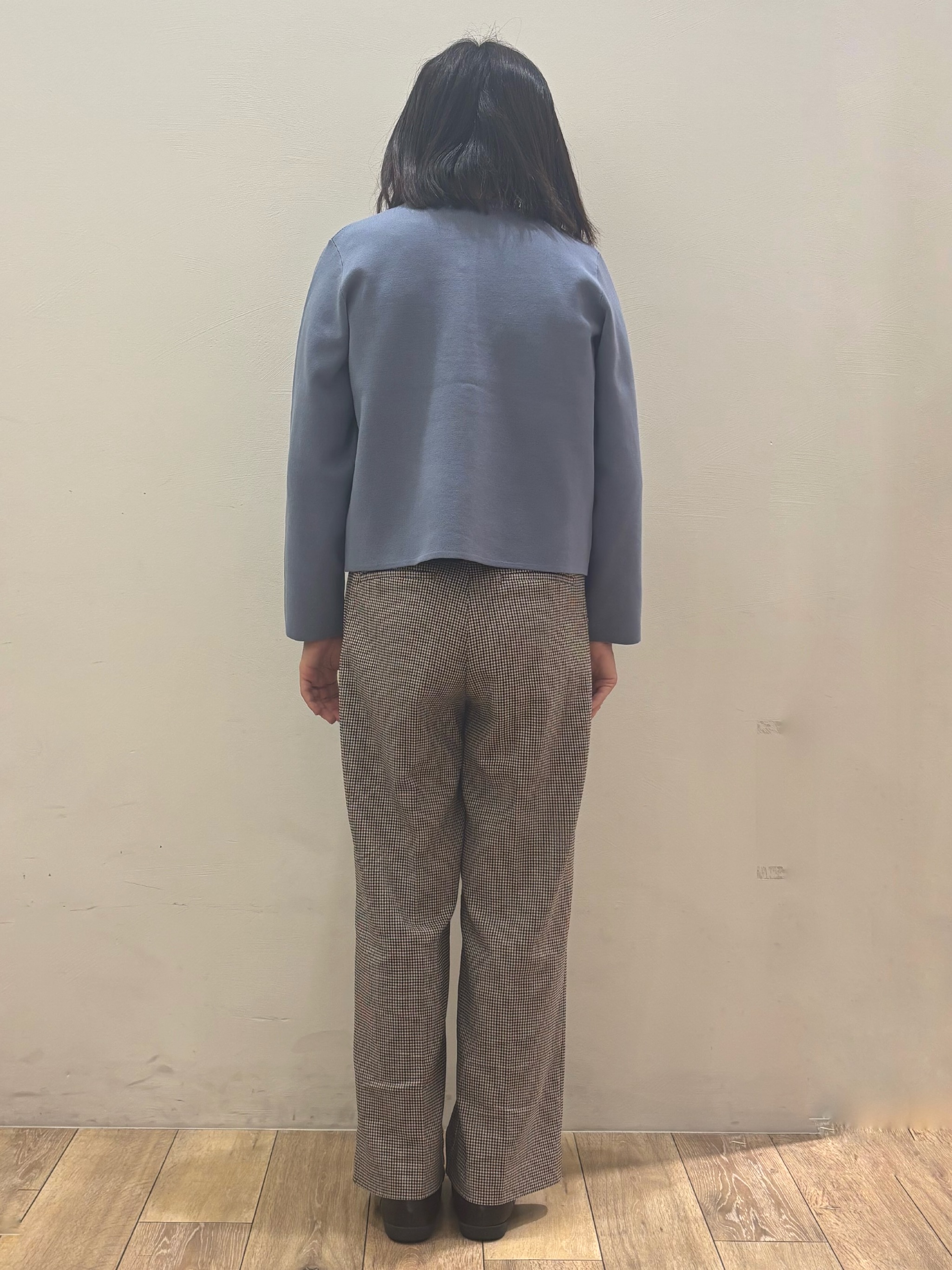 りょうさんの「OPAQUE.CLIP｜スナップボタンニットカーディガン【5col／洗濯機OK／UVケア／遮熱性】」を使ったコーディネート