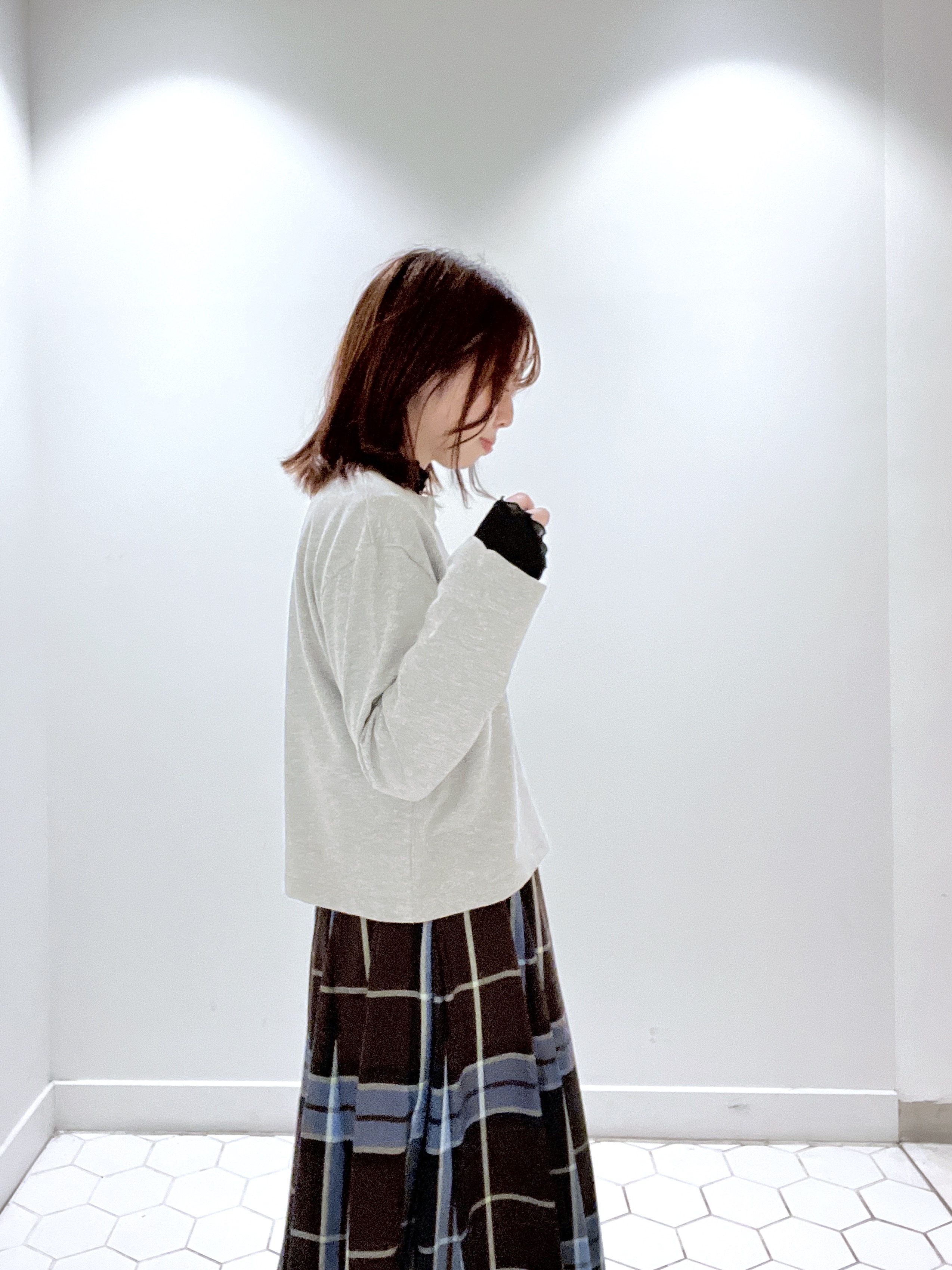 Makinoさんの「Dessin｜【洗える/6色展開】リングスナップミニ裏毛カーディガン」を使ったコーディネート