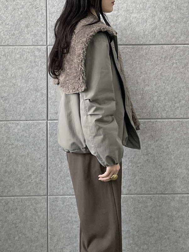 rinaさんの「INDIVI｜タックワイドパンツ【セットアップ可能】」を使ったコーディネート