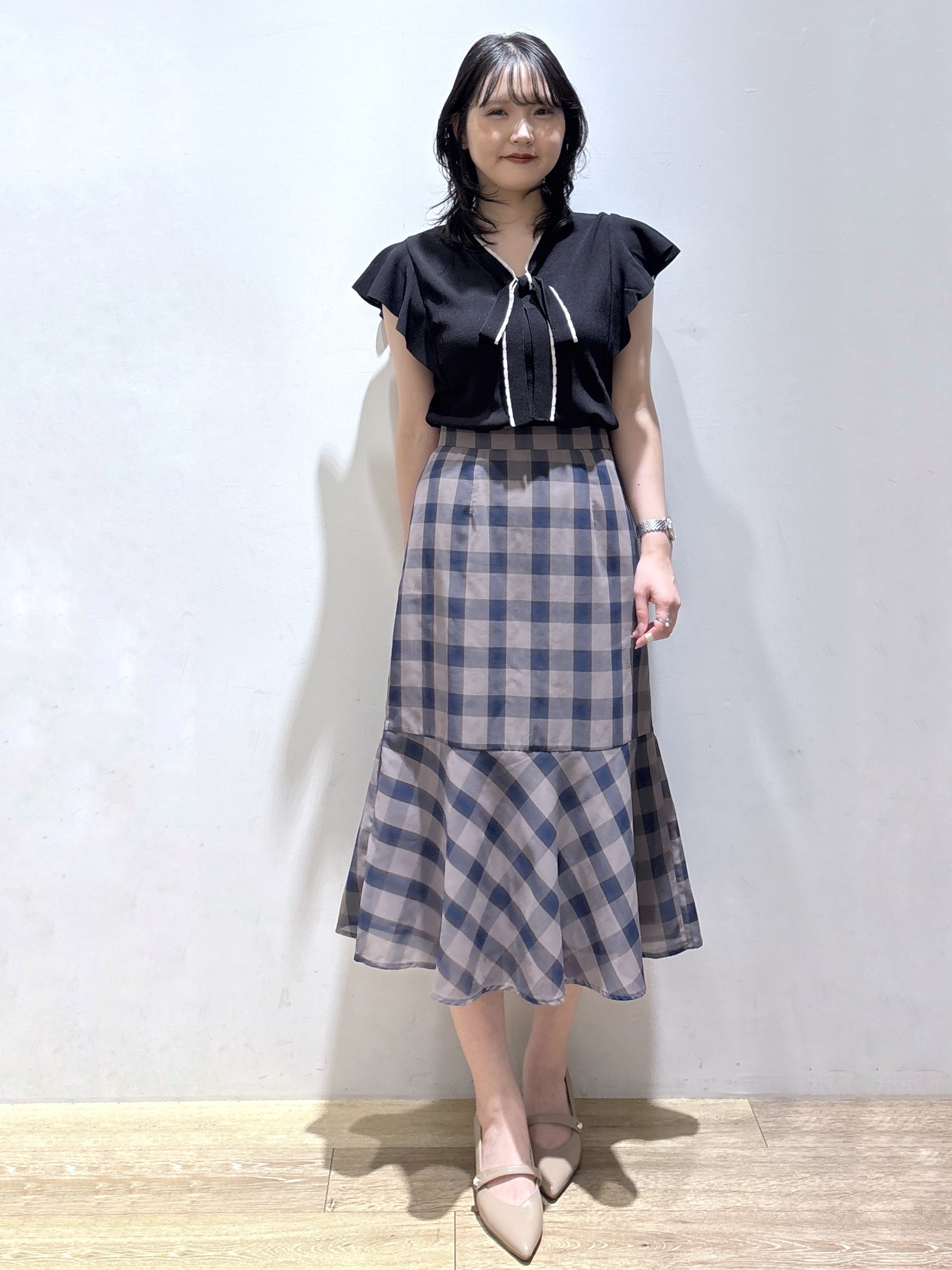 mizukiさんの「index｜《再入荷》ダブルブレストテーラードジャケット【接触冷感／吸水速乾／イージーアイロン／防シワ／洗濯機O」を使ったコーディネート