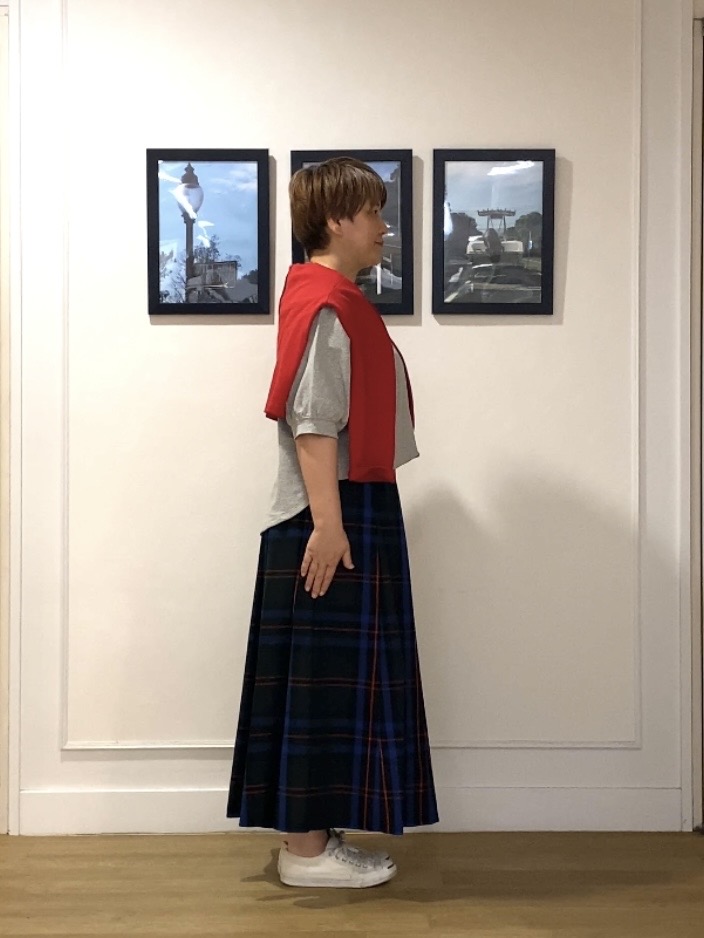 Hiroさんの「Dessin｜【洗える/6色展開】リングスナップミニ裏毛カーディガン」を使ったコーディネート