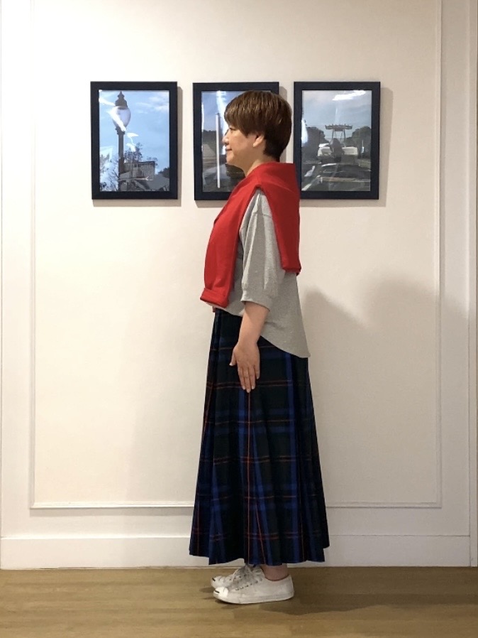 Hiroさんの「Dessin｜【洗える/6色展開】リングスナップミニ裏毛カーディガン」を使ったコーディネート