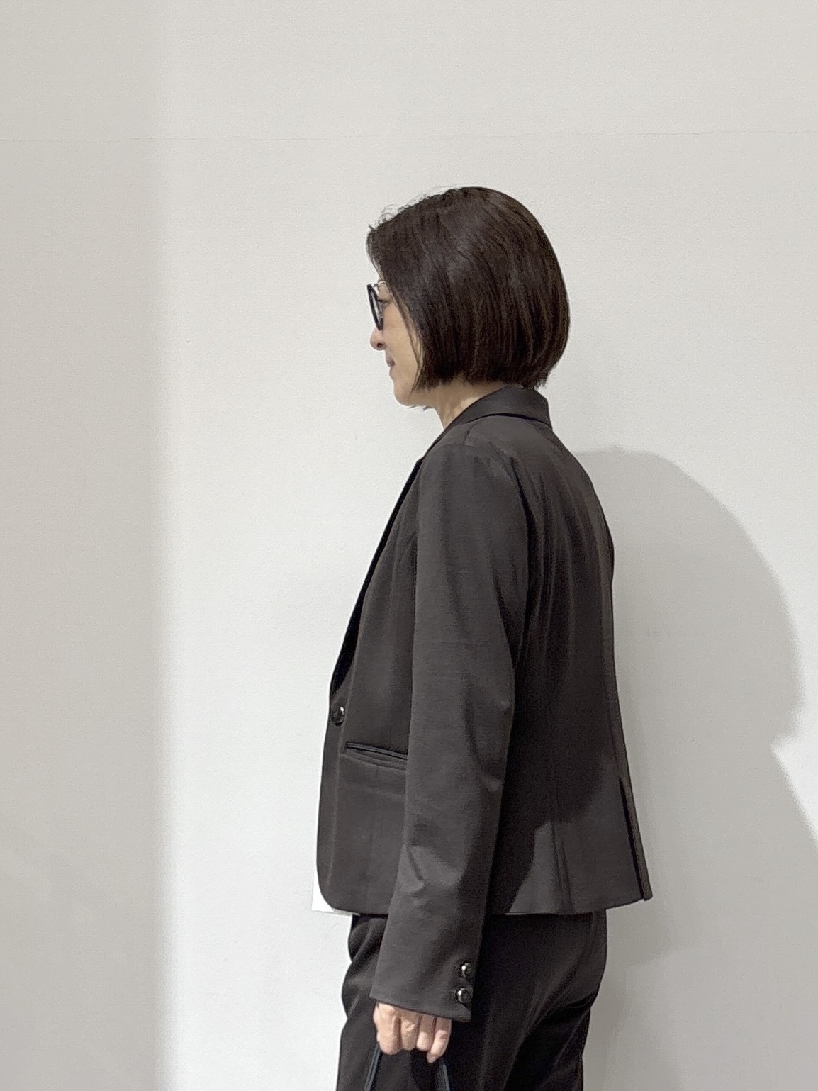 NAKAさんの「OPAQUE.CLIP｜【XS-3Lサイズ】ストレッチテーラードジャケット《ウォッシャブル／イージーアイロン》」を使ったコーディネート