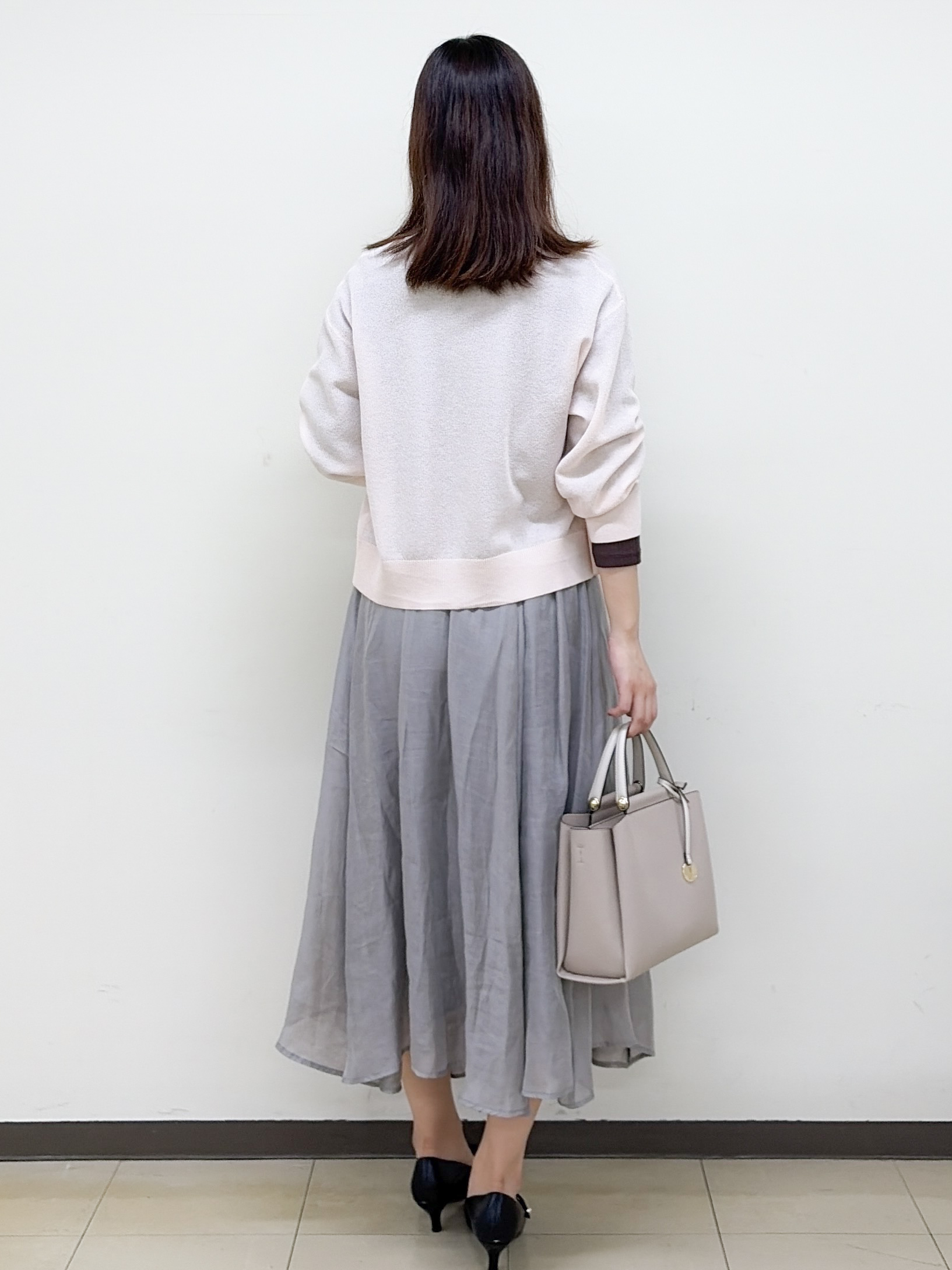 yurinaさんの「index｜【８色展開】柄アソートシアーカーディガン《洗濯機OK》」を使ったコーディネート