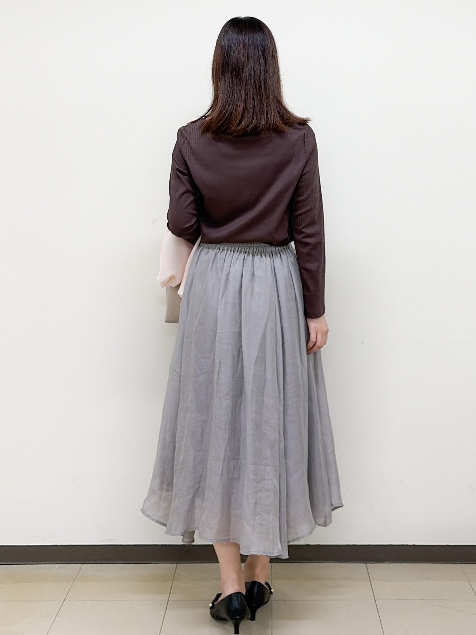 yurinaさんの「index｜【接触冷感／UVケア】テレコボートネックトップス《洗濯機OK》」を使ったコーディネート