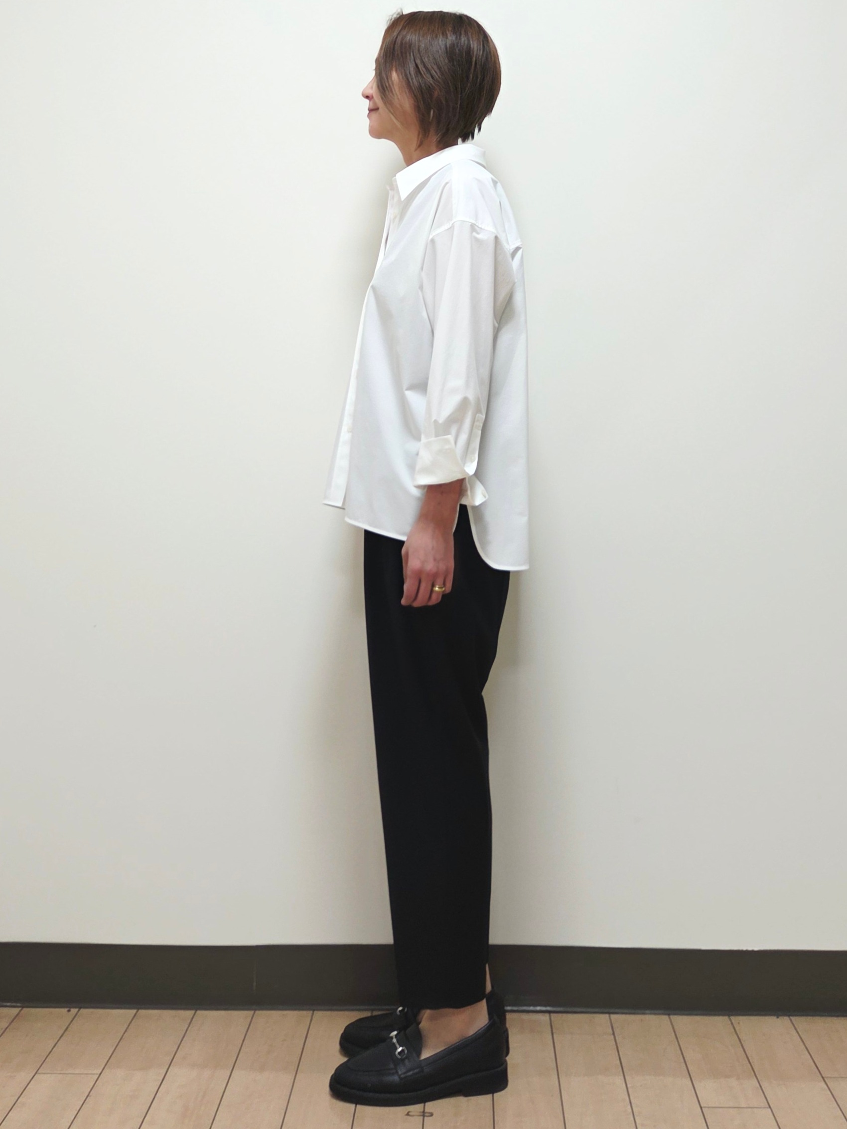 yuuさんの「Reflect｜【羽織◎】オフボディシルエットシャツ」を使ったコーディネート