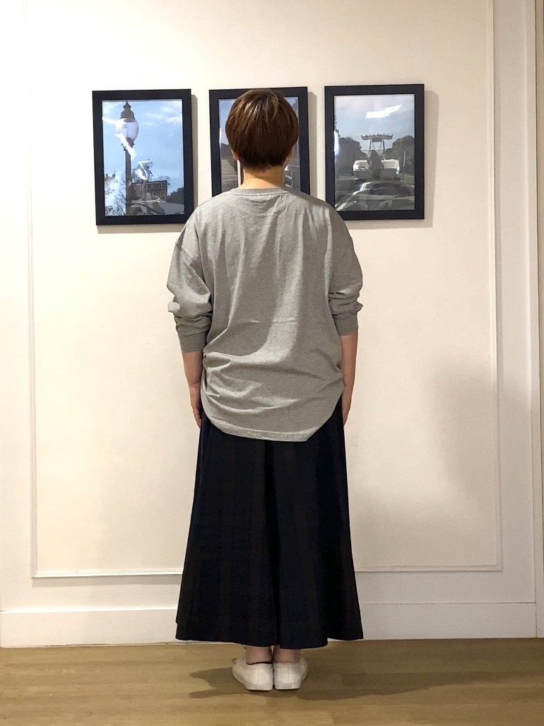 Hiroさんの「Dessin｜【洗える】オーガニックコットン ロングスリーブTシャツ」を使ったコーディネート