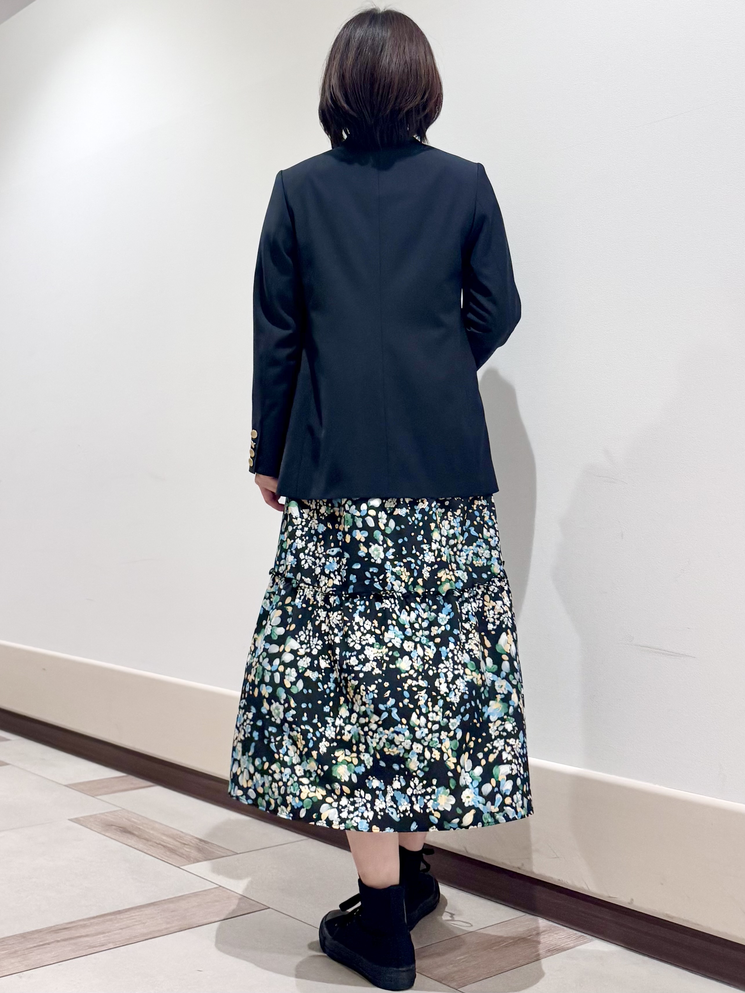 kaeさんの「Reflect｜【通勤】ダブルブレザージャケット」を使ったコーディネート