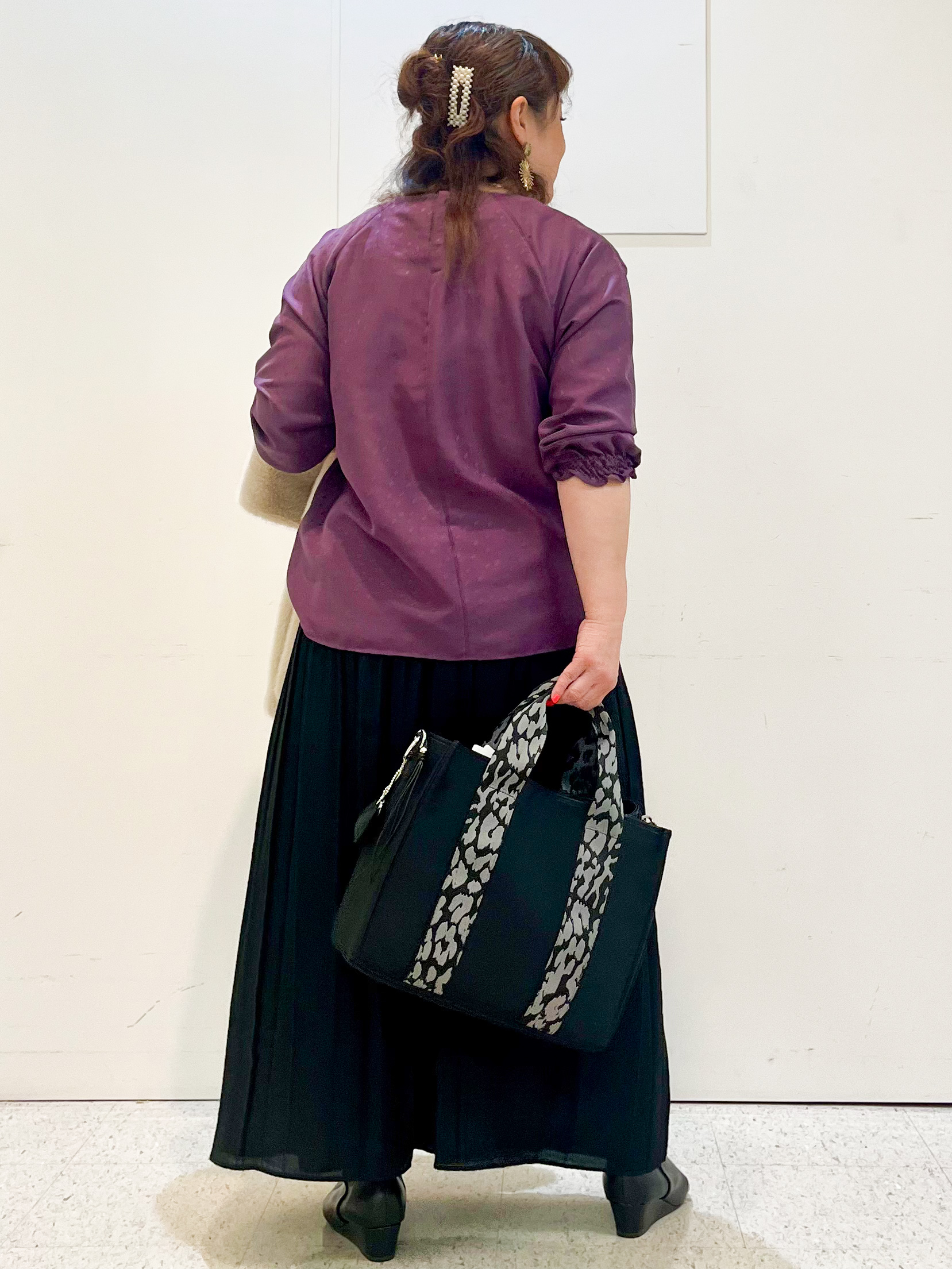 kimmyさんの「Reflect｜タックデザイン ラグランスリーブブラウス」を使ったコーディネート