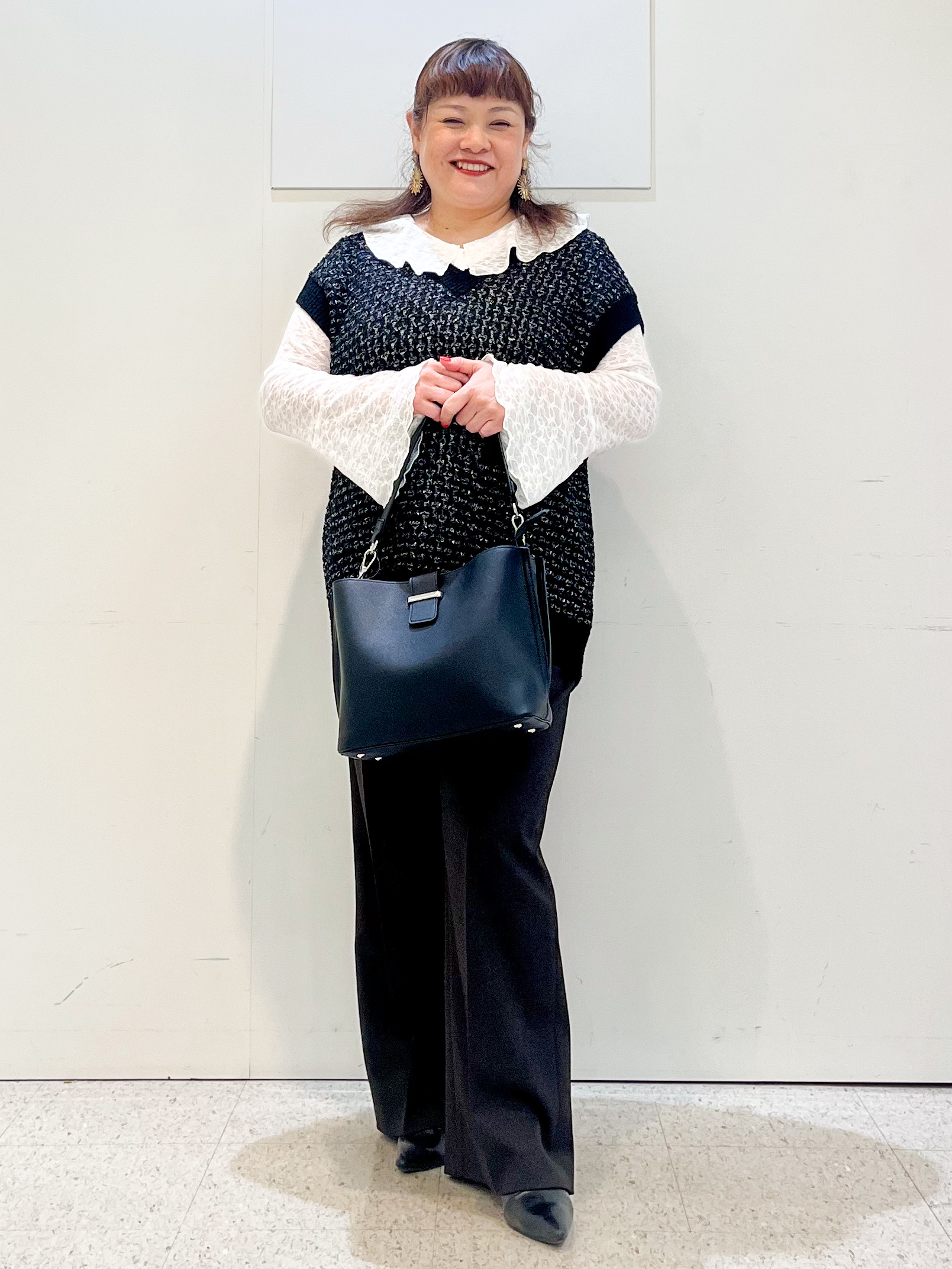 kimmyさんの「Reflect｜【洗える】フリルレースブラウス」を使ったコーディネート