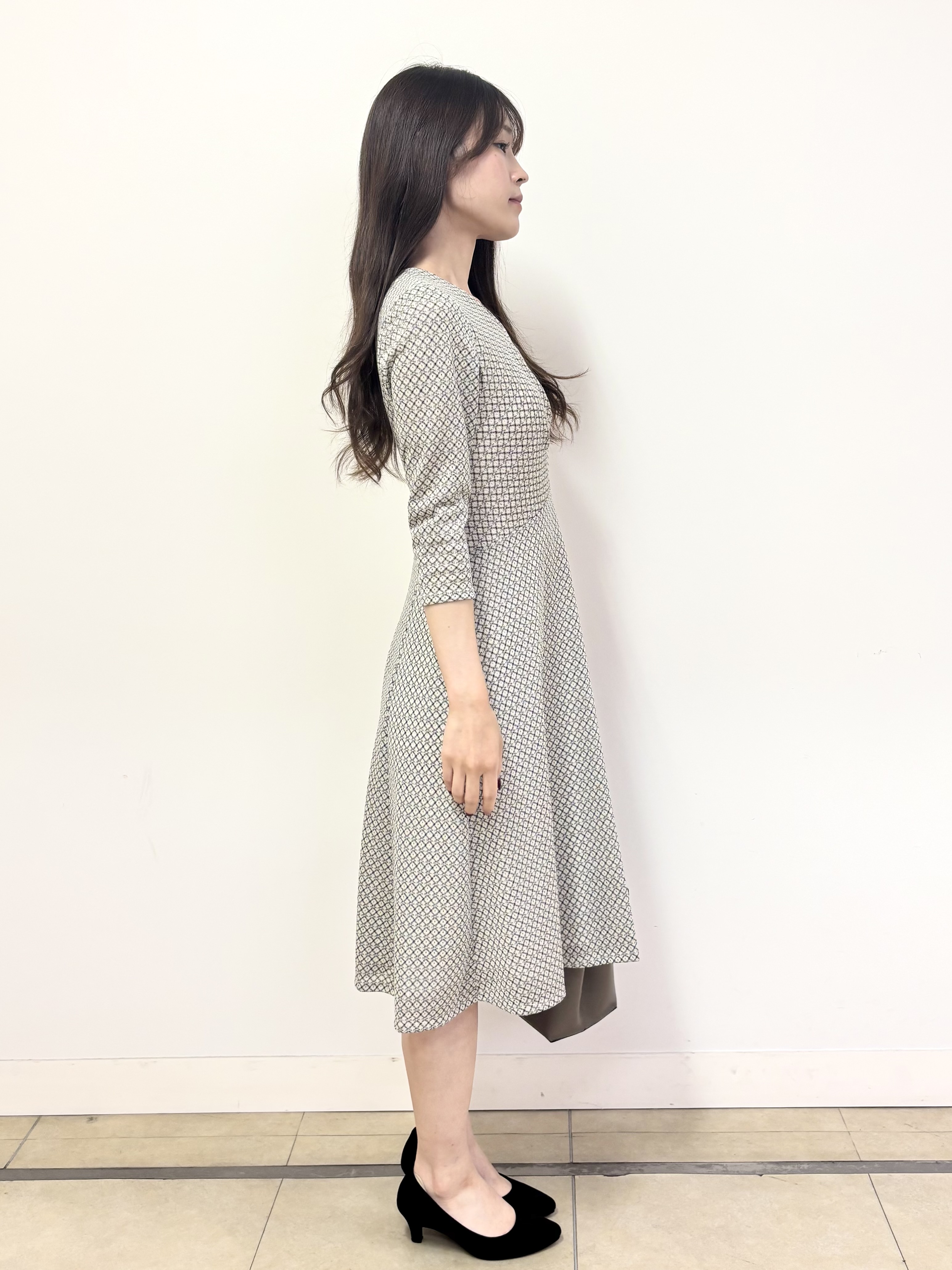 沼さんの「COUP DE CHANCE｜【手洗い可／日本製】カシュクールワンピース」を使ったコーディネート