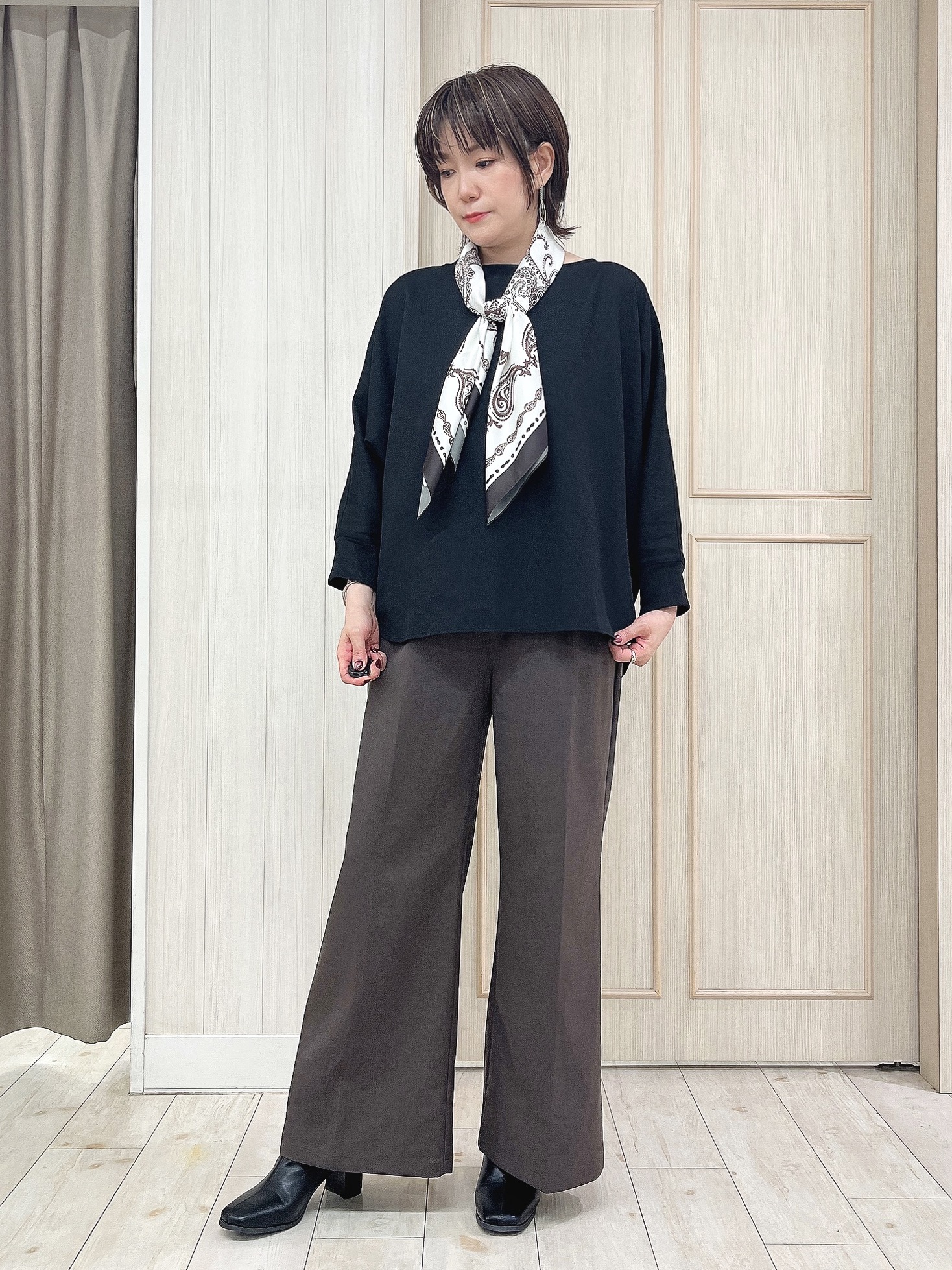 kaneさんの「SHOO･LA･RUE｜【洗濯機可/撥水/マルチWAY】ファーライナー付き 毎日欲張りマンパ」を使ったコーディネート