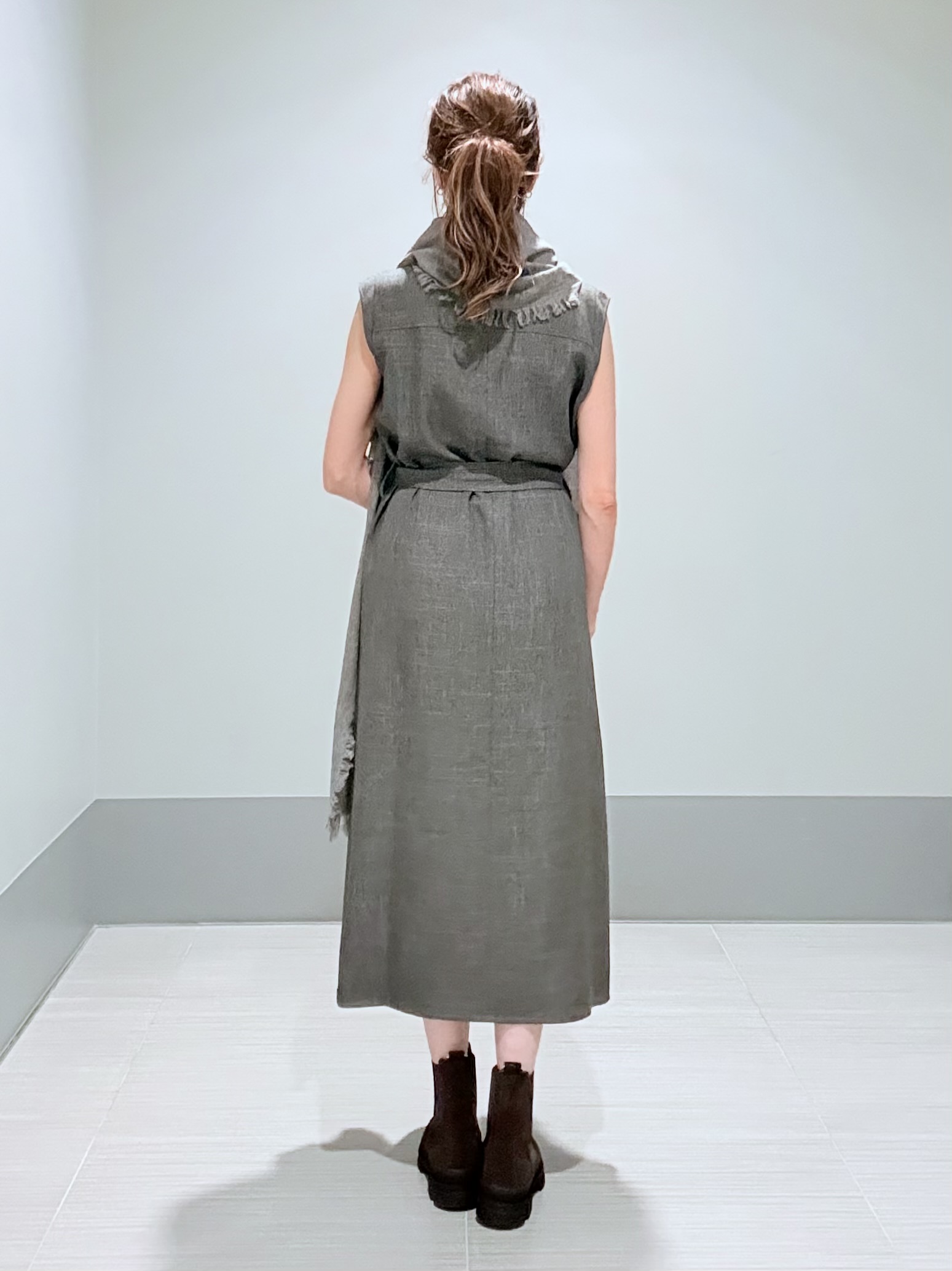 Yamaさんの「DRESSTERIOR｜【ウォッシャブル】ツイードライクワンピース」を使ったコーディネート