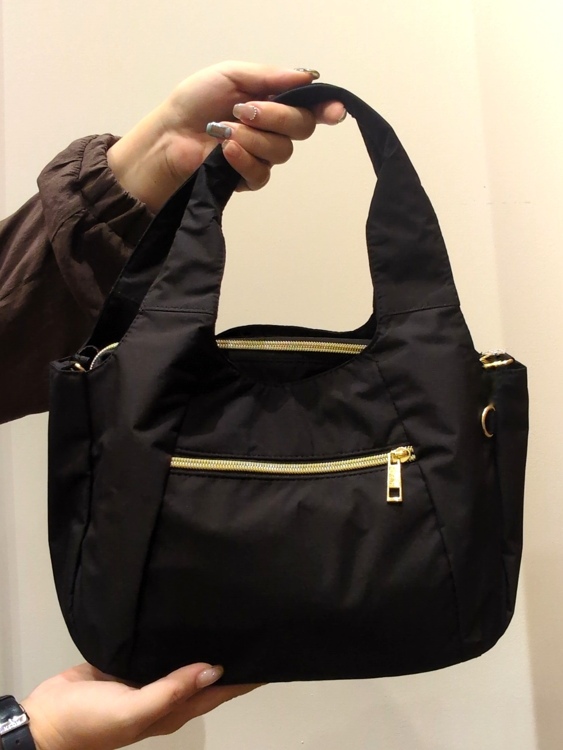 haseさんの「SHOO･LA･RUE｜【S-LL/洗濯機可】着痩せシルエット シャーリングシャツカーディガン」を使ったコーディネート