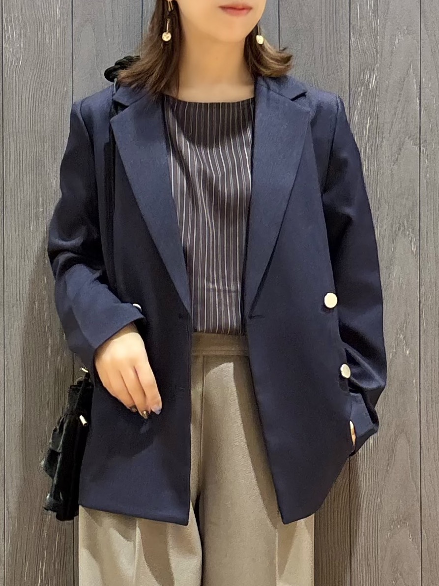 meiさんの「SHOO･LA･RUE｜【着丈選べる/洗濯後しわになりにくい】インせず着られる ドルマンブラウス」を使ったコーディネート