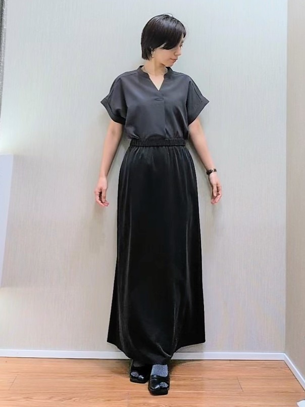 ミズタさんの「UNTITLED｜【セットアップ可/UVカット】エアリークールブラウス」を使ったコーディネート