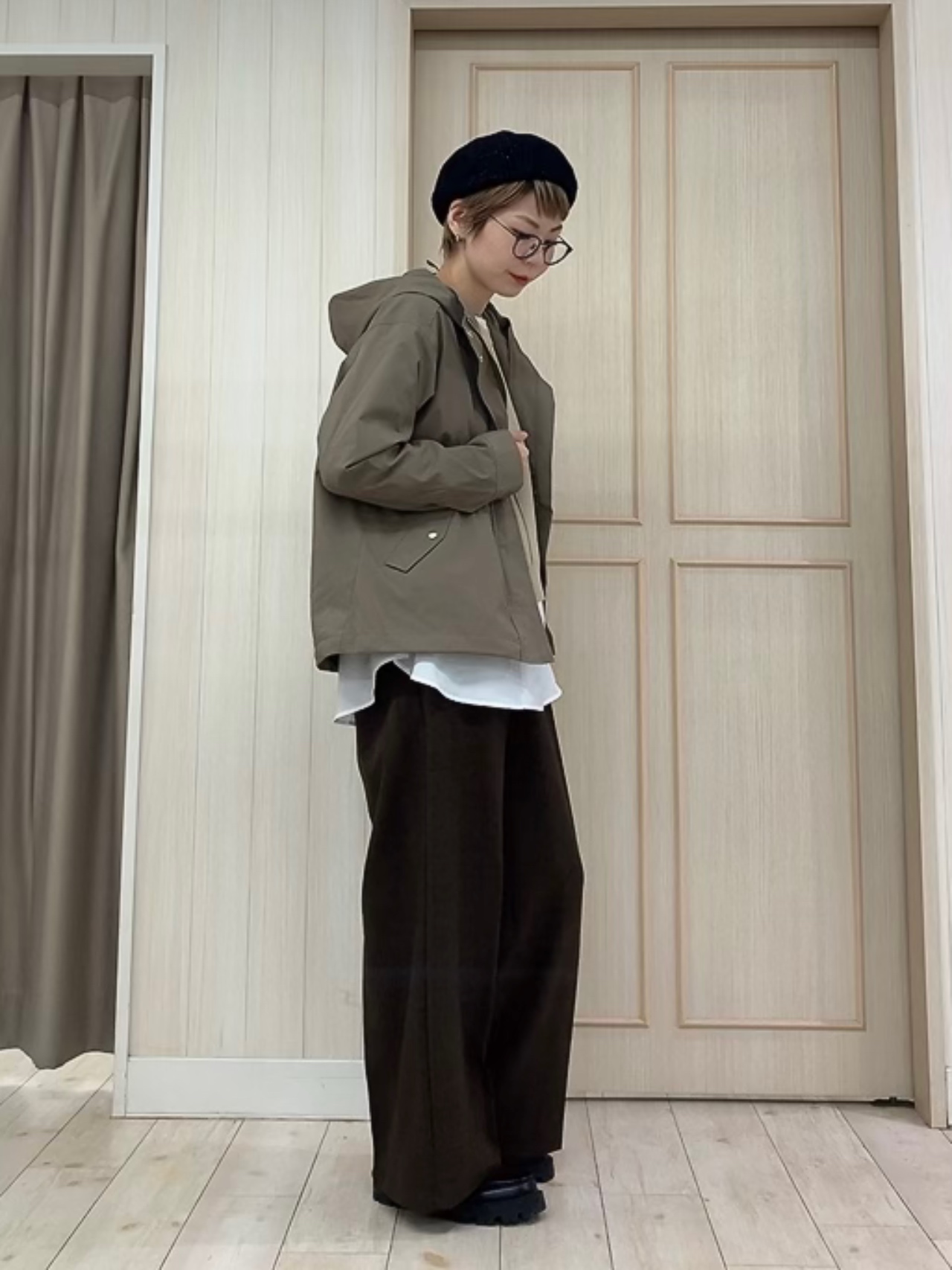Turnerさんの「SHOO･LA･RUE｜【洗濯機可/撥水/マルチWAY】ファーライナー付き 毎日欲張りマンパ」を使ったコーディネート