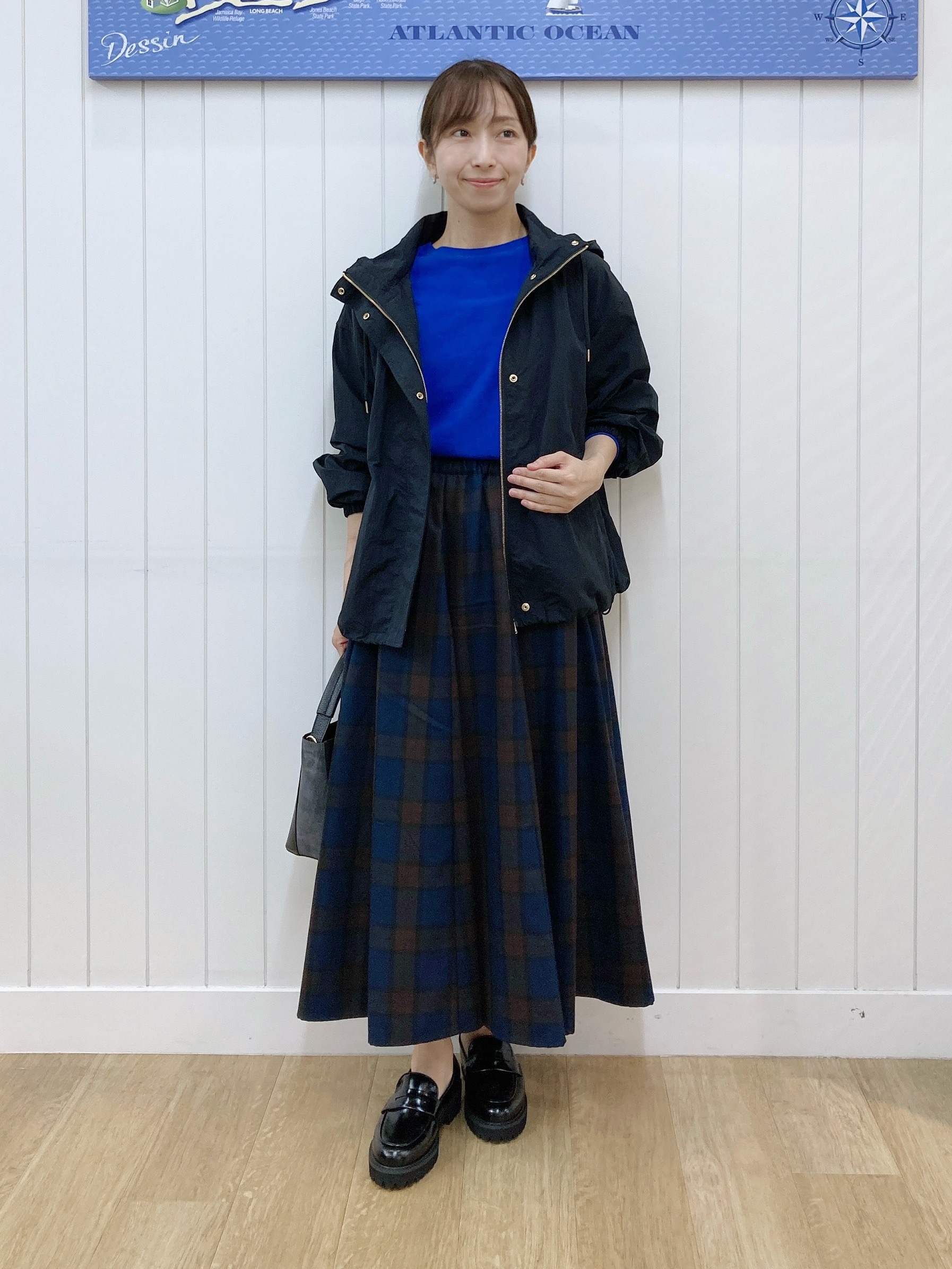 yoshiさんの「Dessin｜【洗える/7色展開/XS-L】バックヘンリーミニ裏毛 長袖」を使ったコーディネート