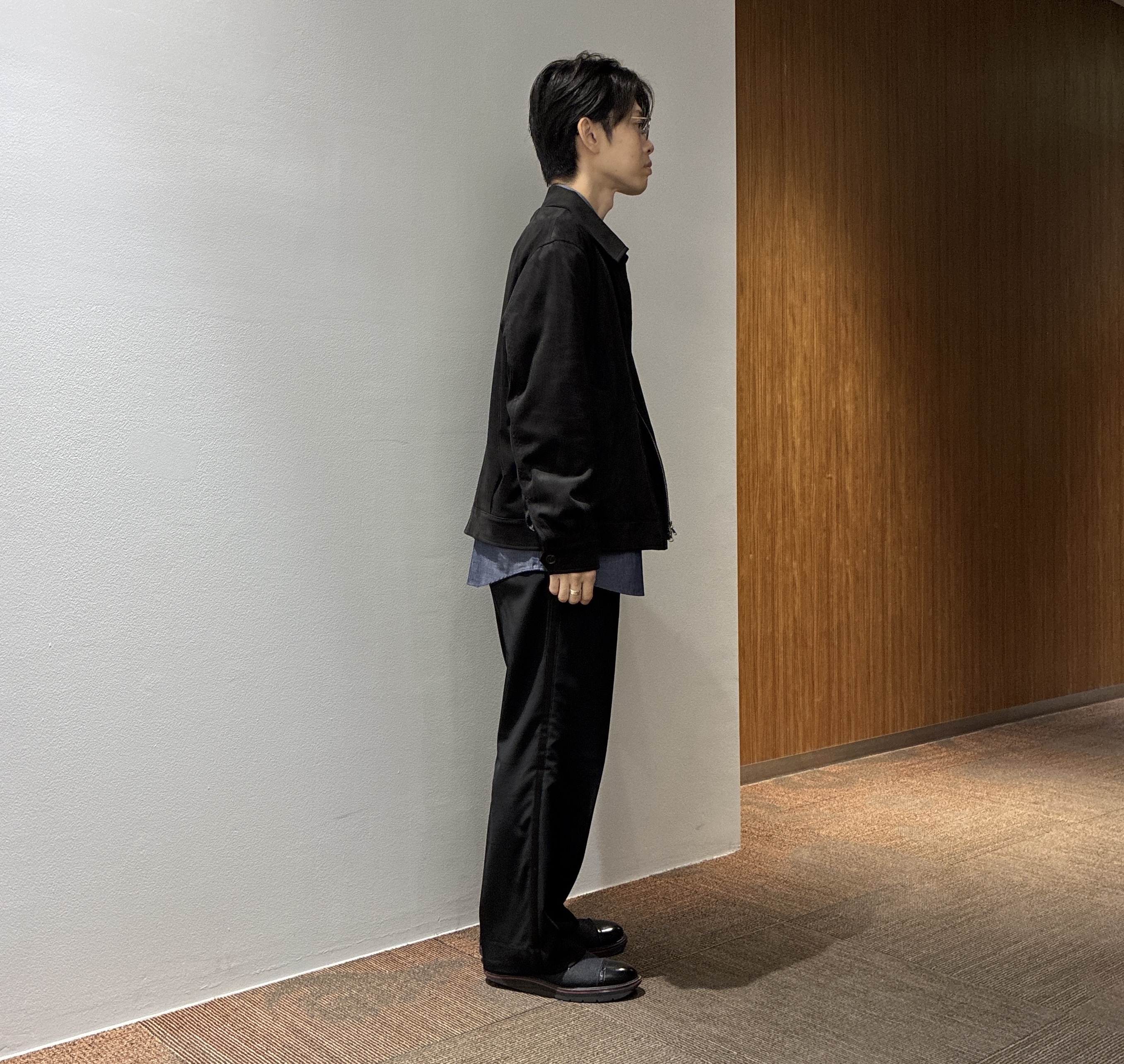 わいずみさんの「TAKEO KIKUCHI｜デニム＆スウェード調 ジップブルゾン」を使ったコーディネート