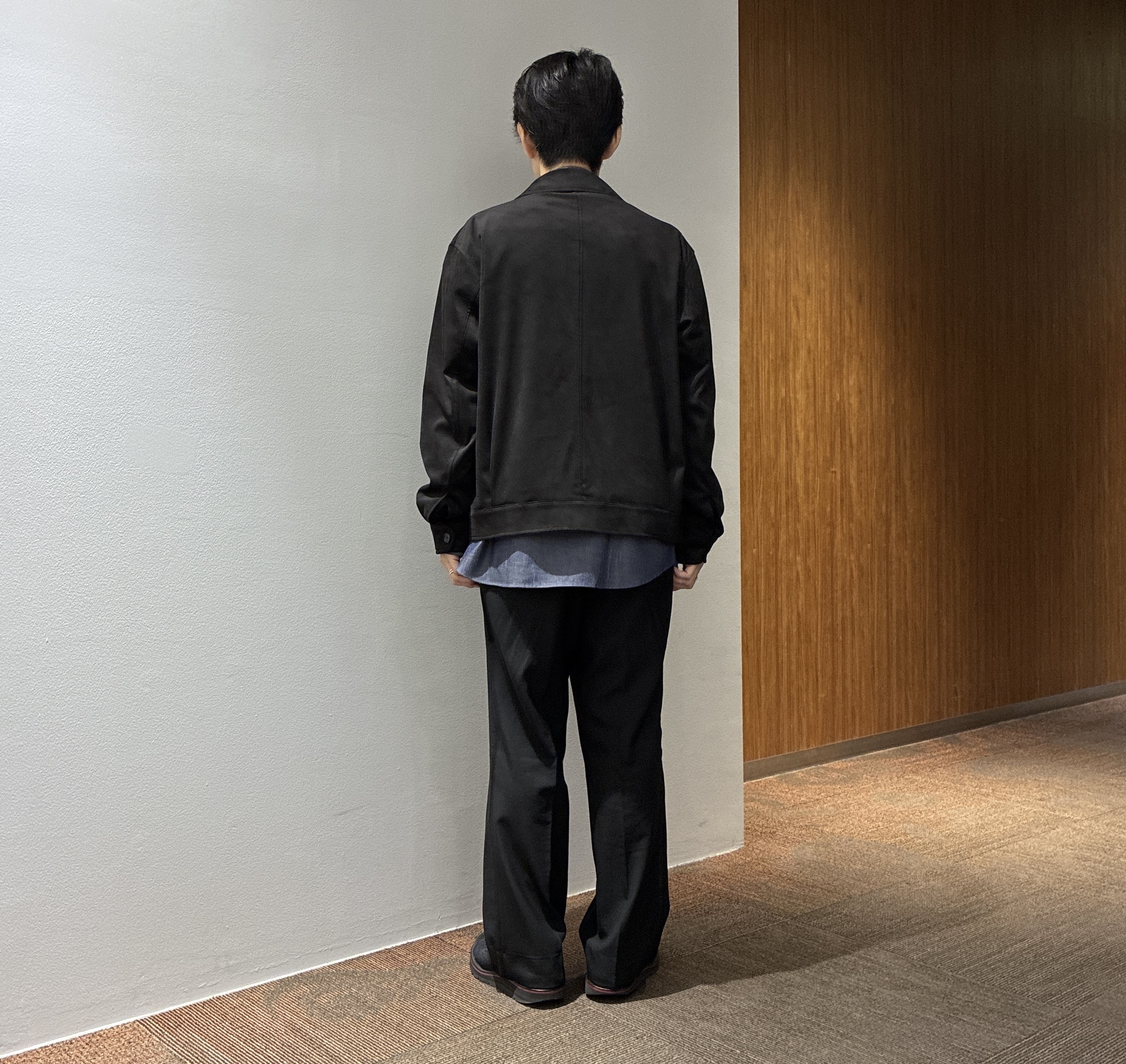 わいずみさんの「TAKEO KIKUCHI｜デニム＆スウェード調 ジップブルゾン」を使ったコーディネート