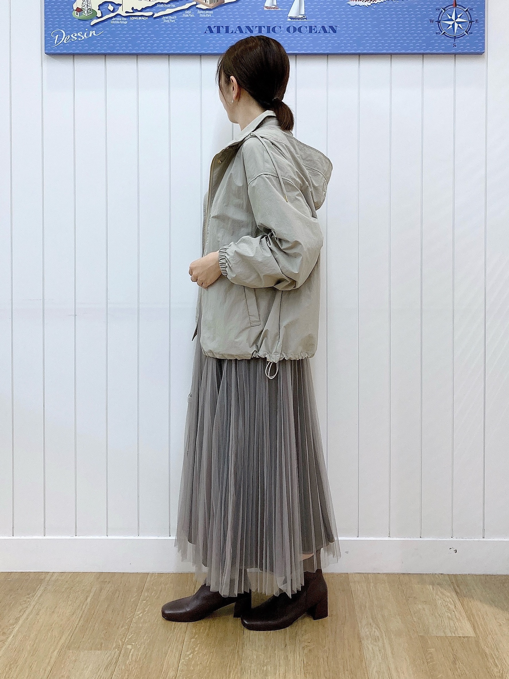yoshiさんの「Dessin｜【撥水/2WAY】フード取り外し可能 撥水ナイロンマンパ」を使ったコーディネート