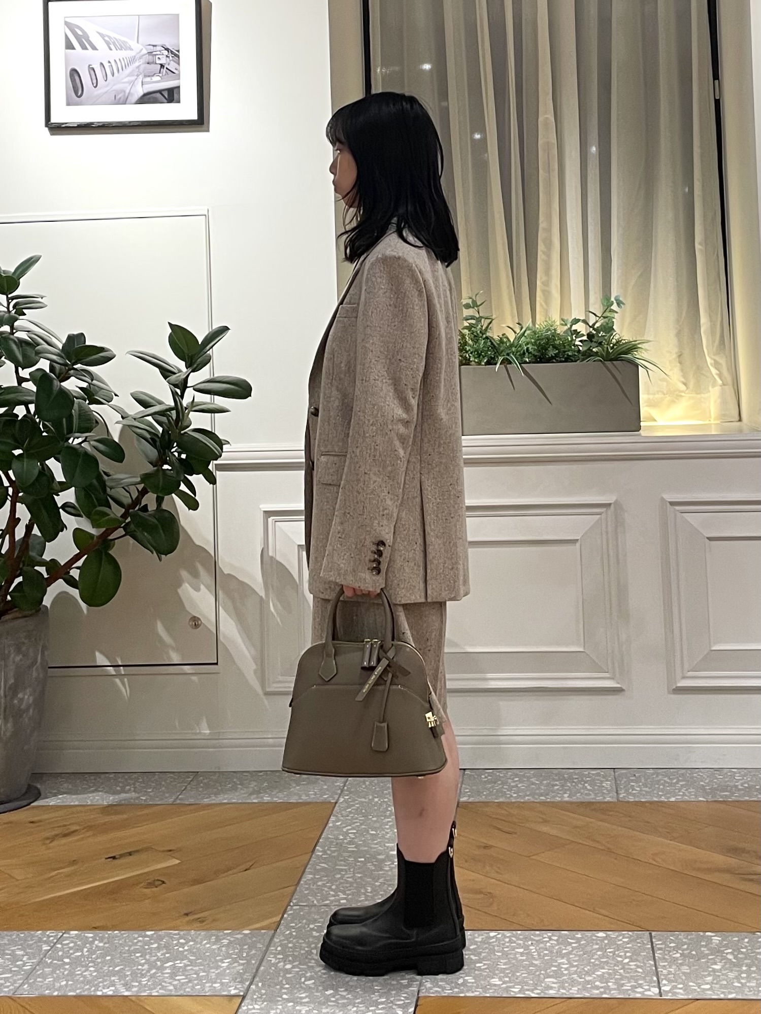 Lilyさんの「DRESSTERIOR｜【セットアップ可】ネップツイード ジャケット」を使ったコーディネート