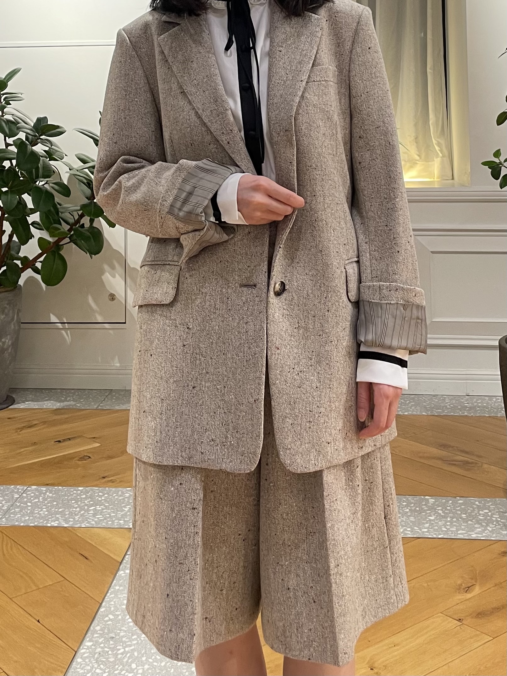 Lilyさんの「DRESSTERIOR｜【セットアップ可】ネップツイード ジャケット」を使ったコーディネート