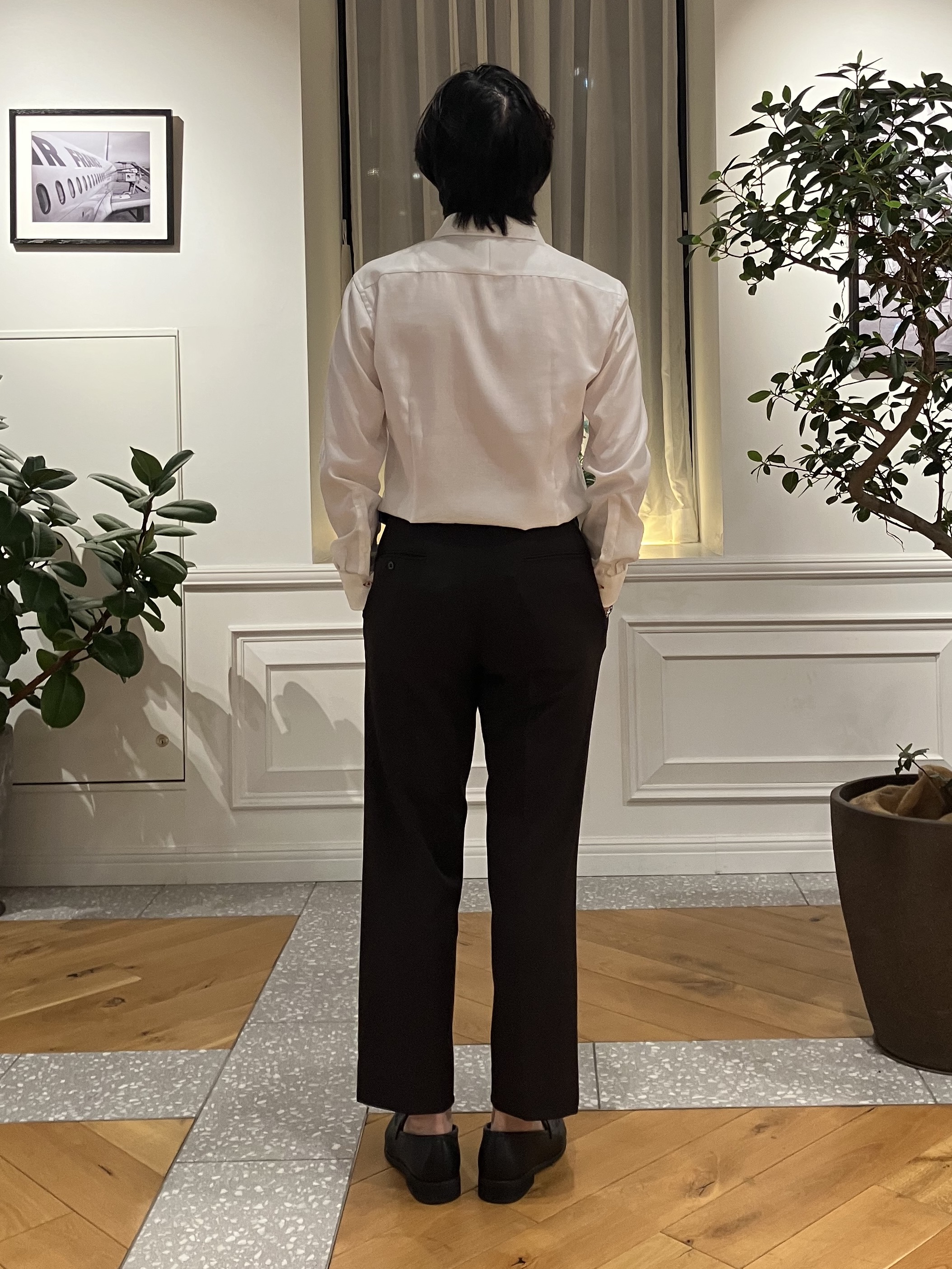 junyaさんの「DRESSTERIOR｜【形態安定/日本製】コットンカルゼ ドレスシャツ」を使ったコーディネート