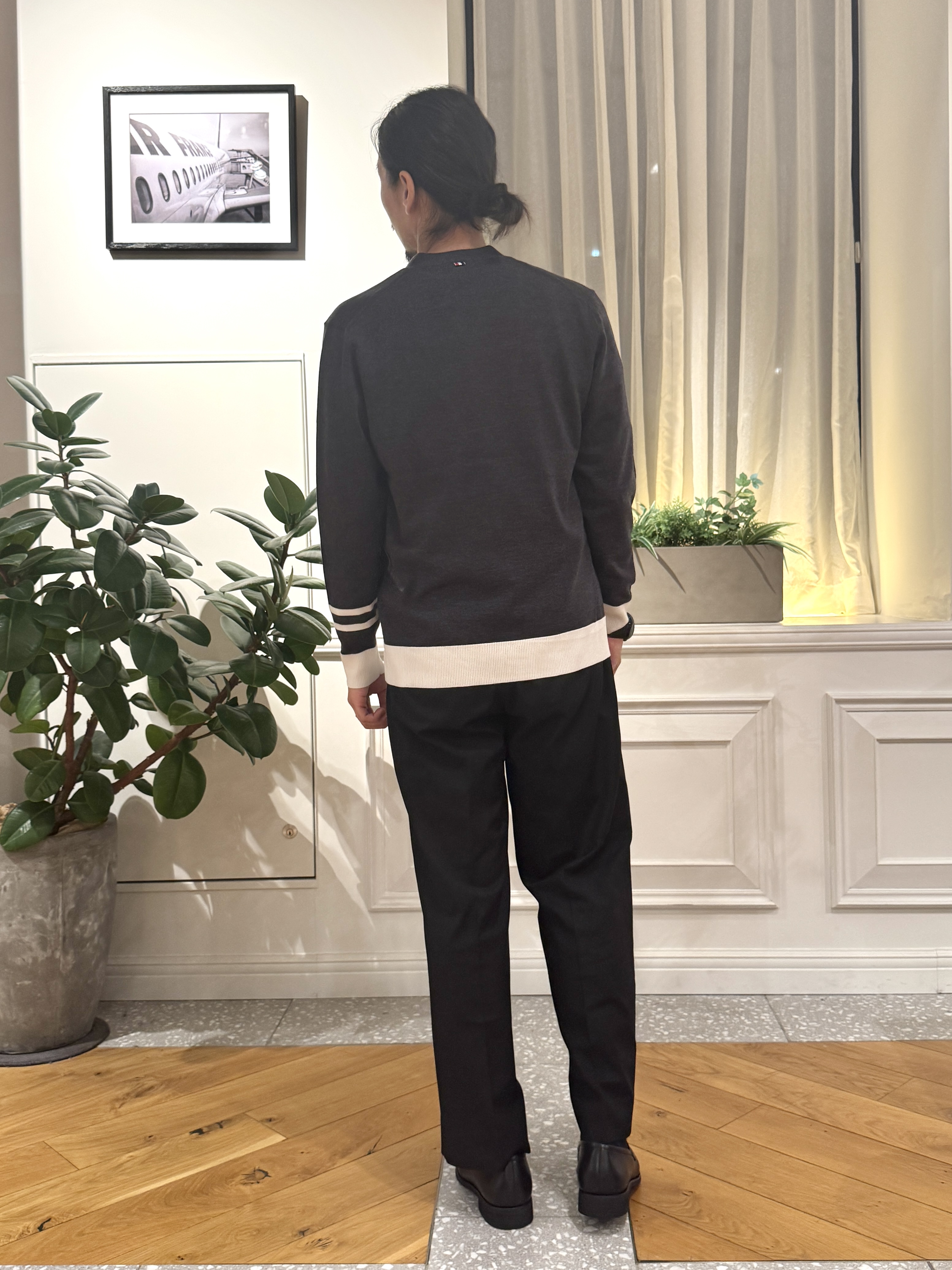 kawarataniさんの「DRESSTERIOR｜◆ゼニアバルーファ キャッシュウール カーディガン」を使ったコーディネート