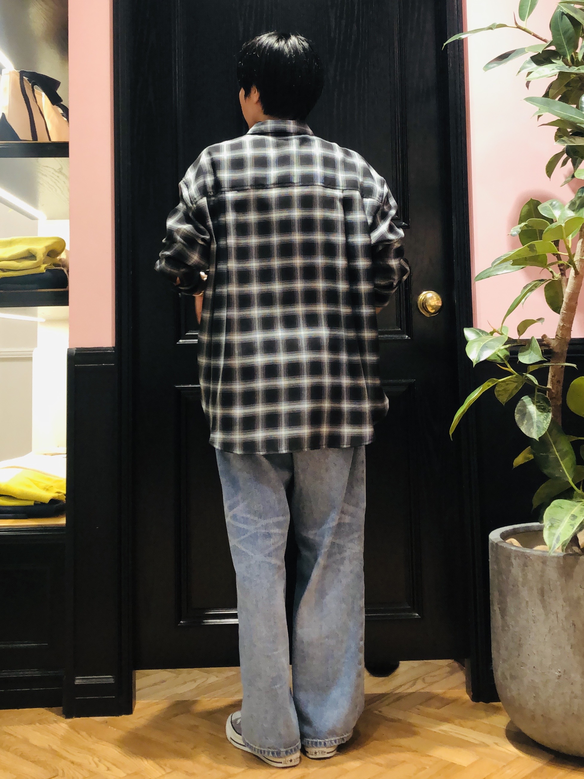OGATAさんの「DRESSTERIOR｜【ウォッシャブル】ビエラオンブレチェックシャツ」を使ったコーディネート