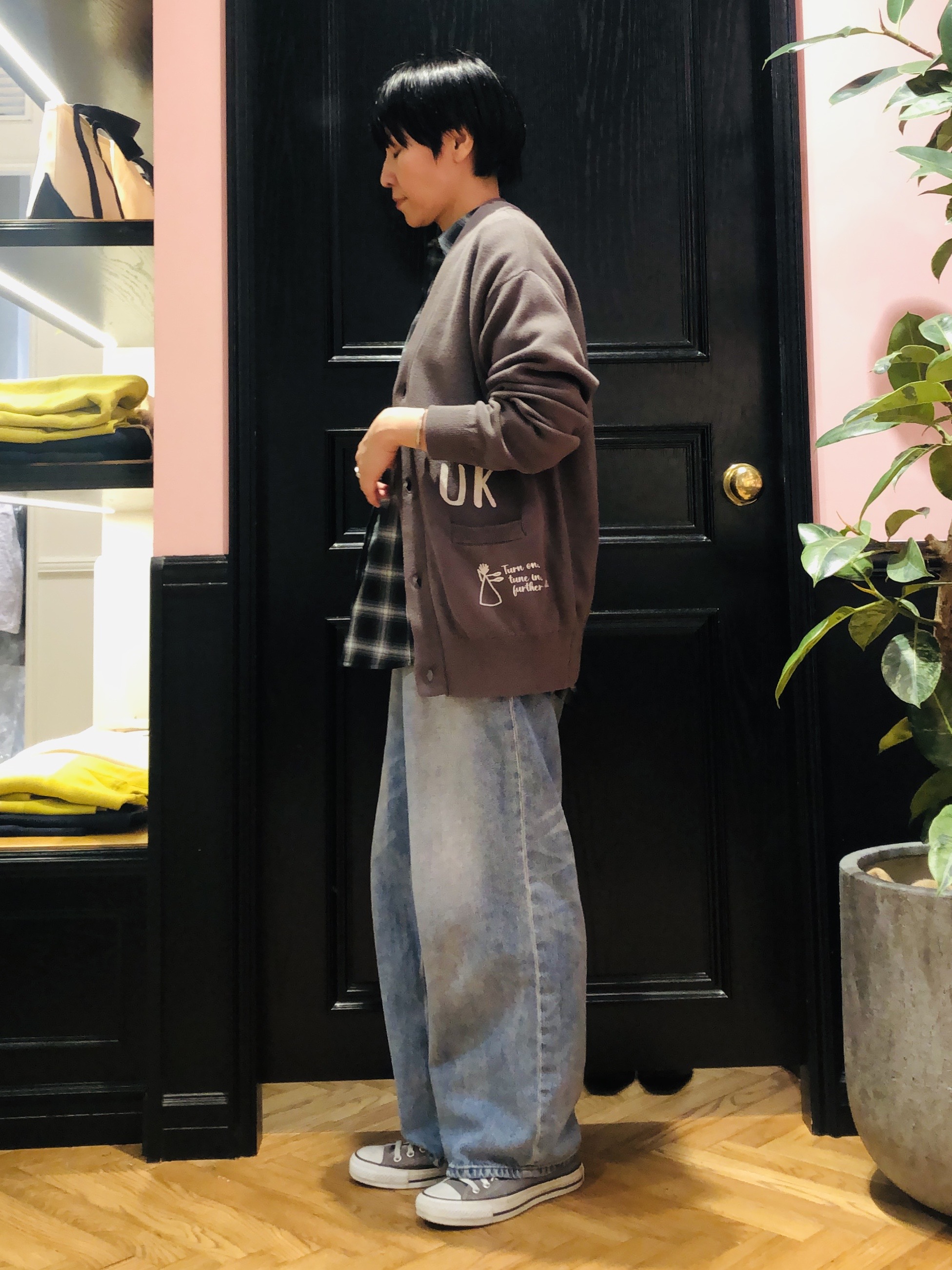 OGATAさんの「DRESSTERIOR｜【ウォッシャブル】ビエラオンブレチェックシャツ」を使ったコーディネート
