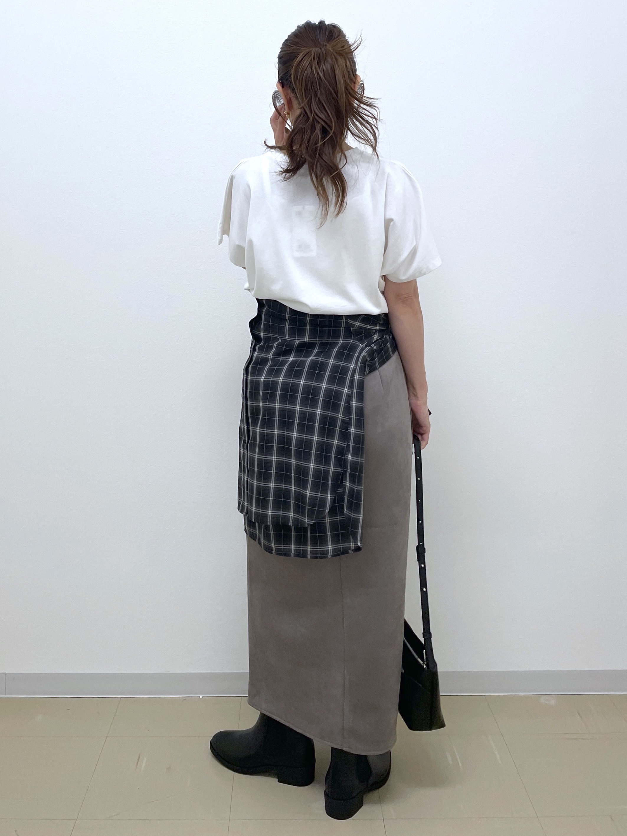 Akiさんの「OPAQUE.CLIP｜フォトプリントTシャツ【洗濯機OK】」を使ったコーディネート