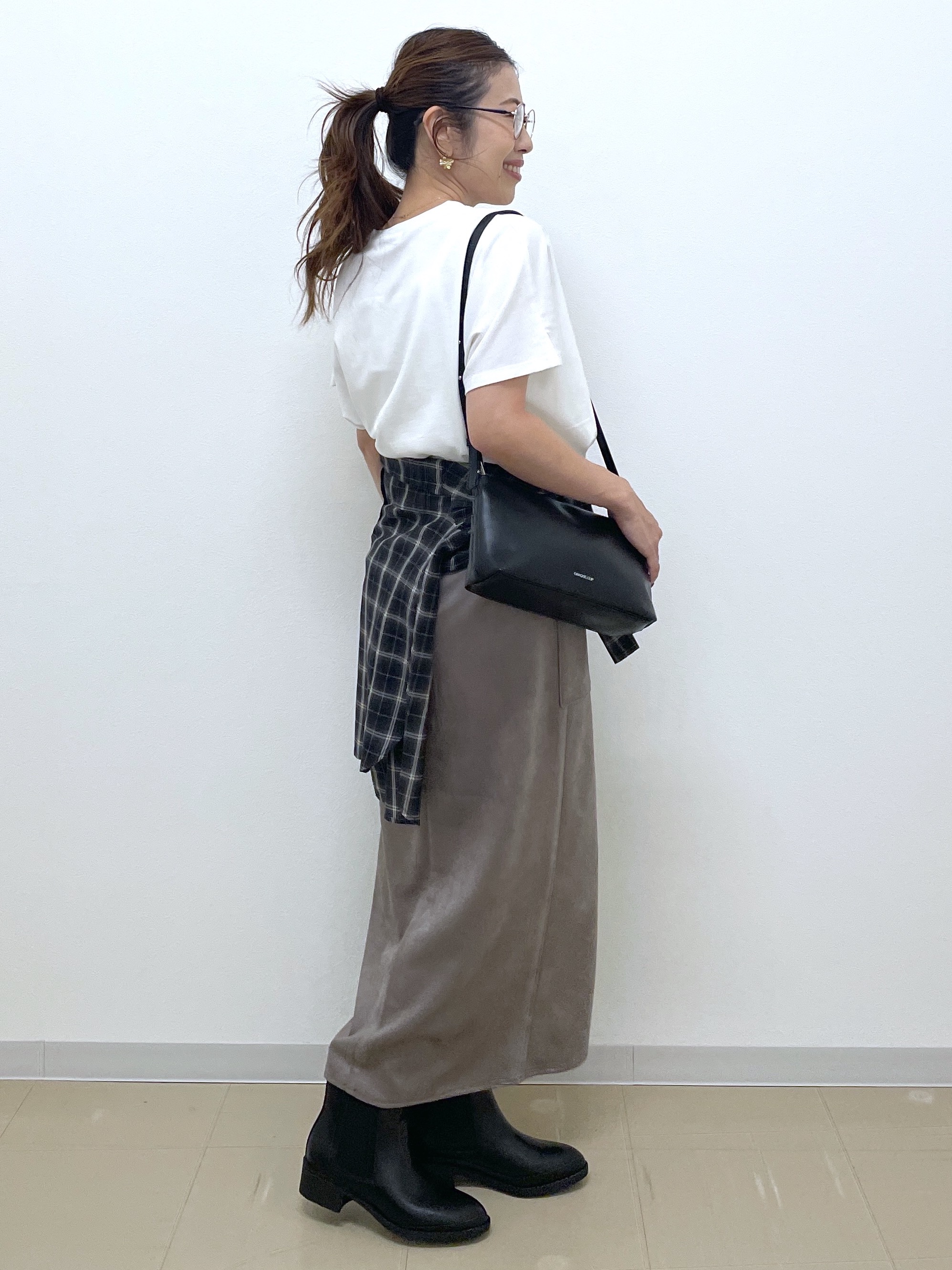 Akiさんの「OPAQUE.CLIP｜フォトプリントTシャツ【洗濯機OK】」を使ったコーディネート