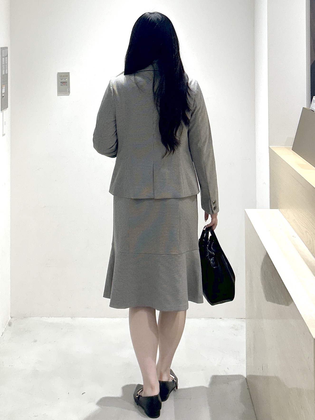 sayaさんの「OPAQUE.CLIP｜【XS-3Lサイズ】ストレッチテーラードジャケット《ウォッシャブル／イージーアイロン》」を使ったコーディネート